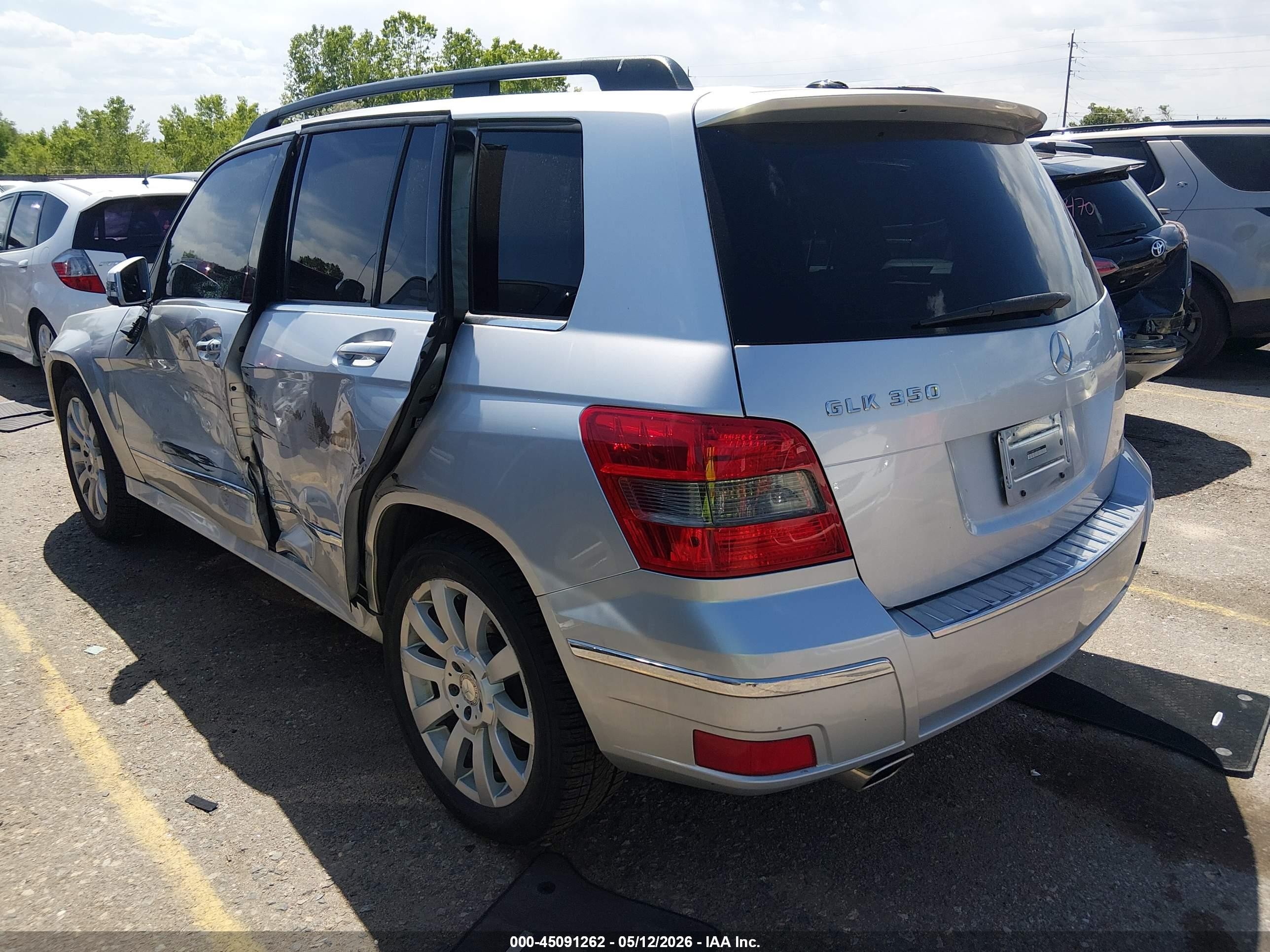 2012 Mercedes-benz Glk 350 4matic Silver vin: WDCGG8HB1CF888588