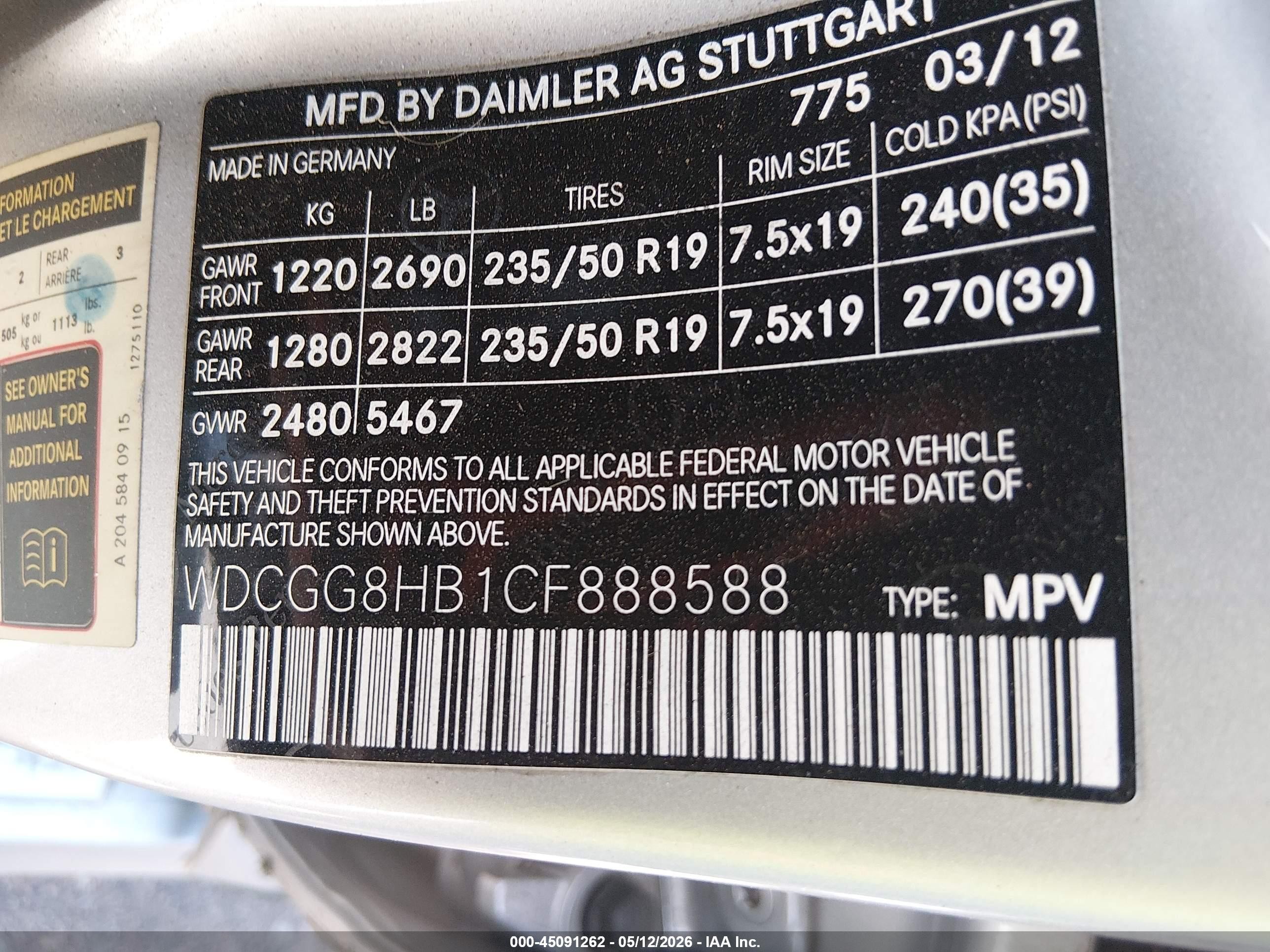 2012 Mercedes-benz Glk 350 4matic Silver vin: WDCGG8HB1CF888588
