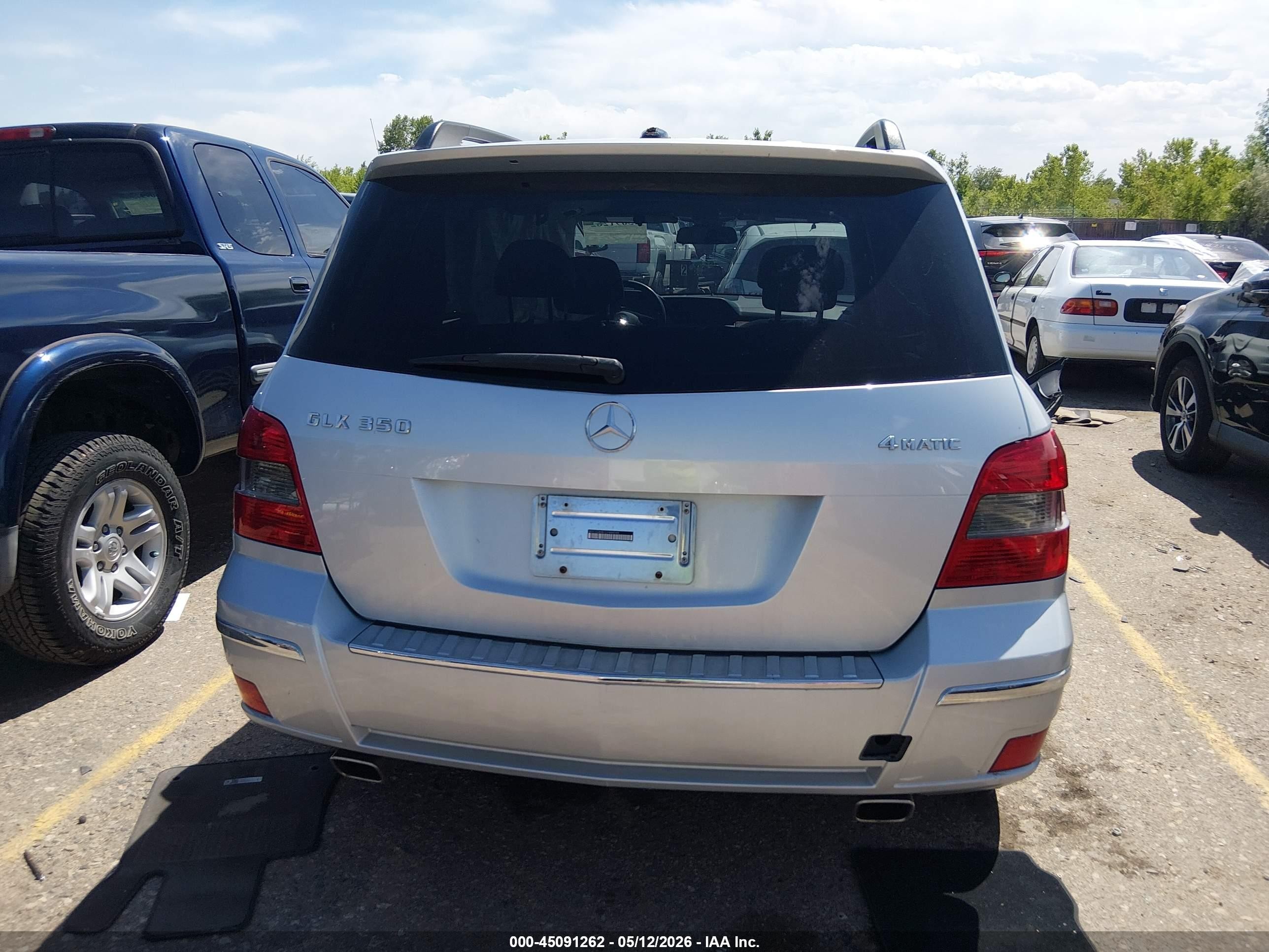 2012 Mercedes-benz Glk 350 4matic Silver vin: WDCGG8HB1CF888588