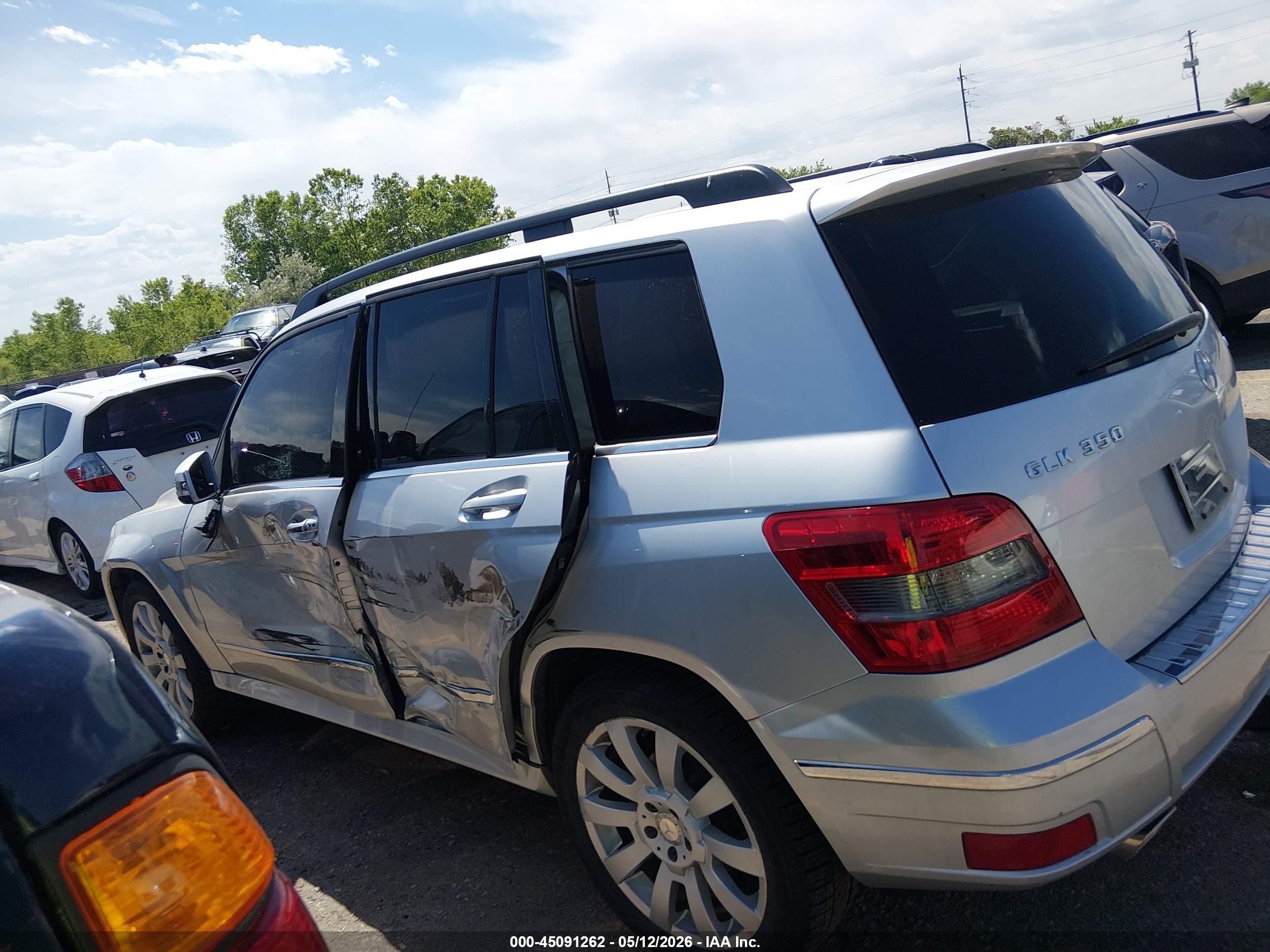 2012 Mercedes-benz Glk 350 4matic Silver vin: WDCGG8HB1CF888588