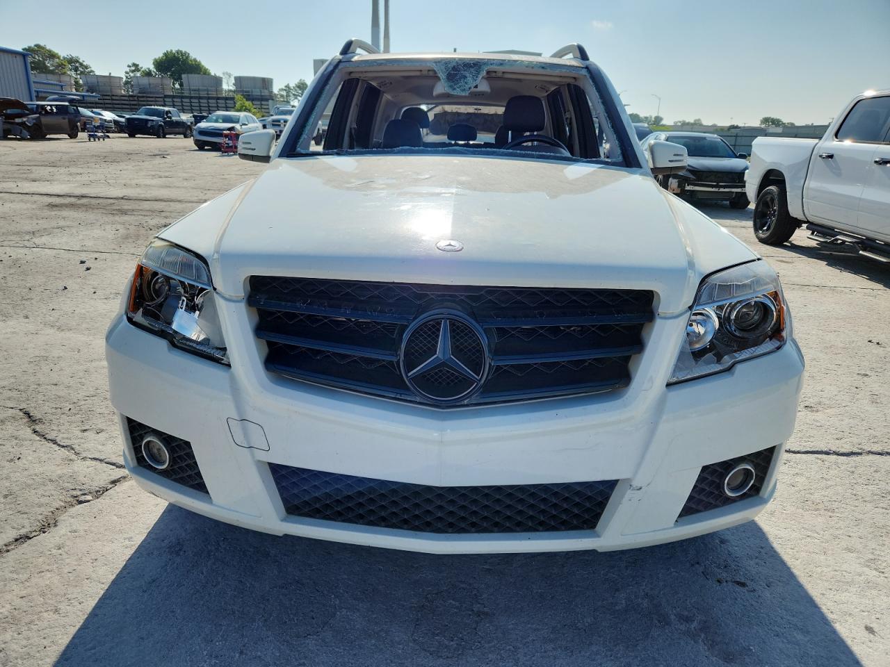 2010 Mercedes-benz Glk 350 4matic White vin: WDCGG8HB2AF274257