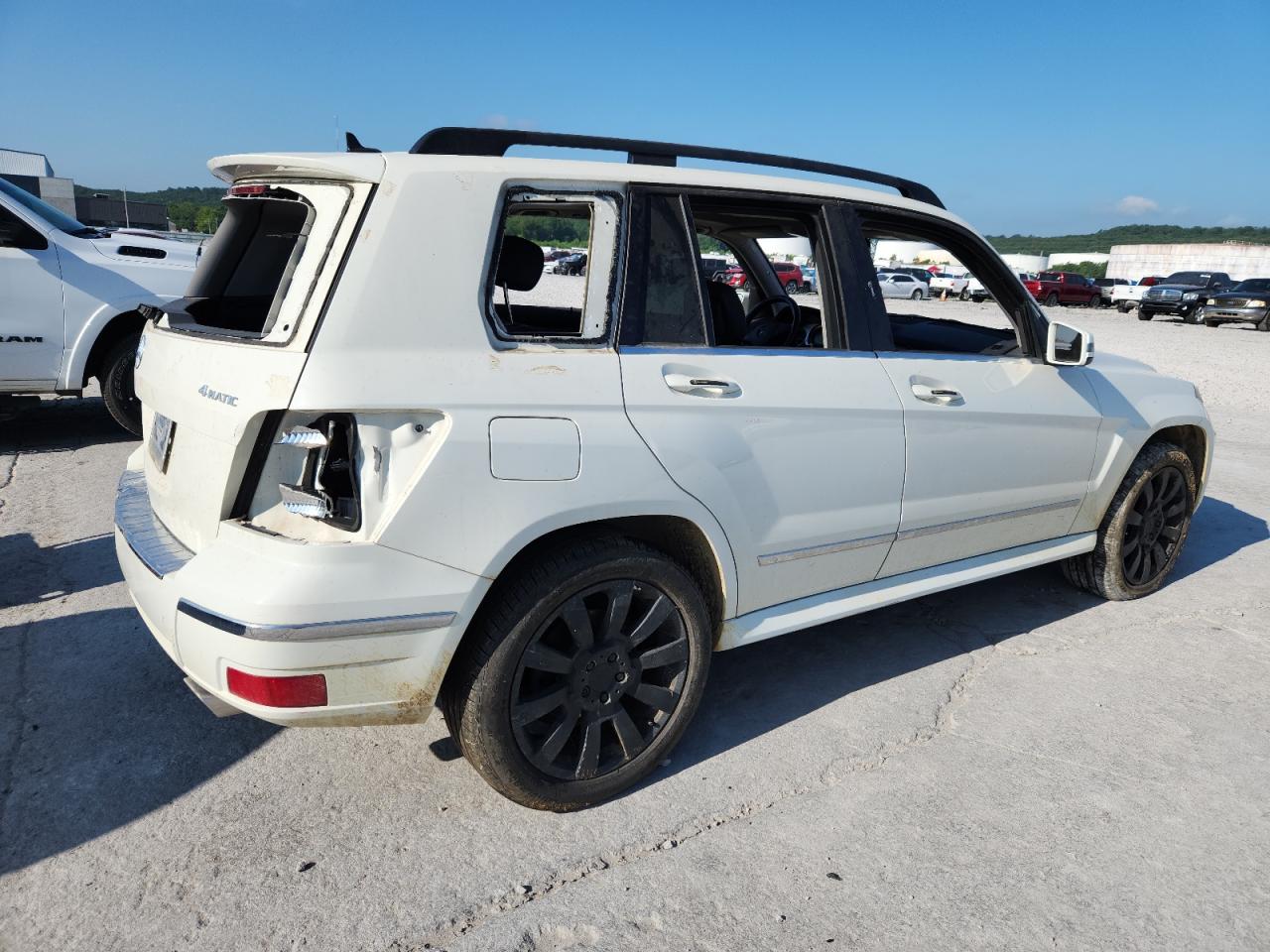 2010 Mercedes-benz Glk 350 4matic White vin: WDCGG8HB2AF274257