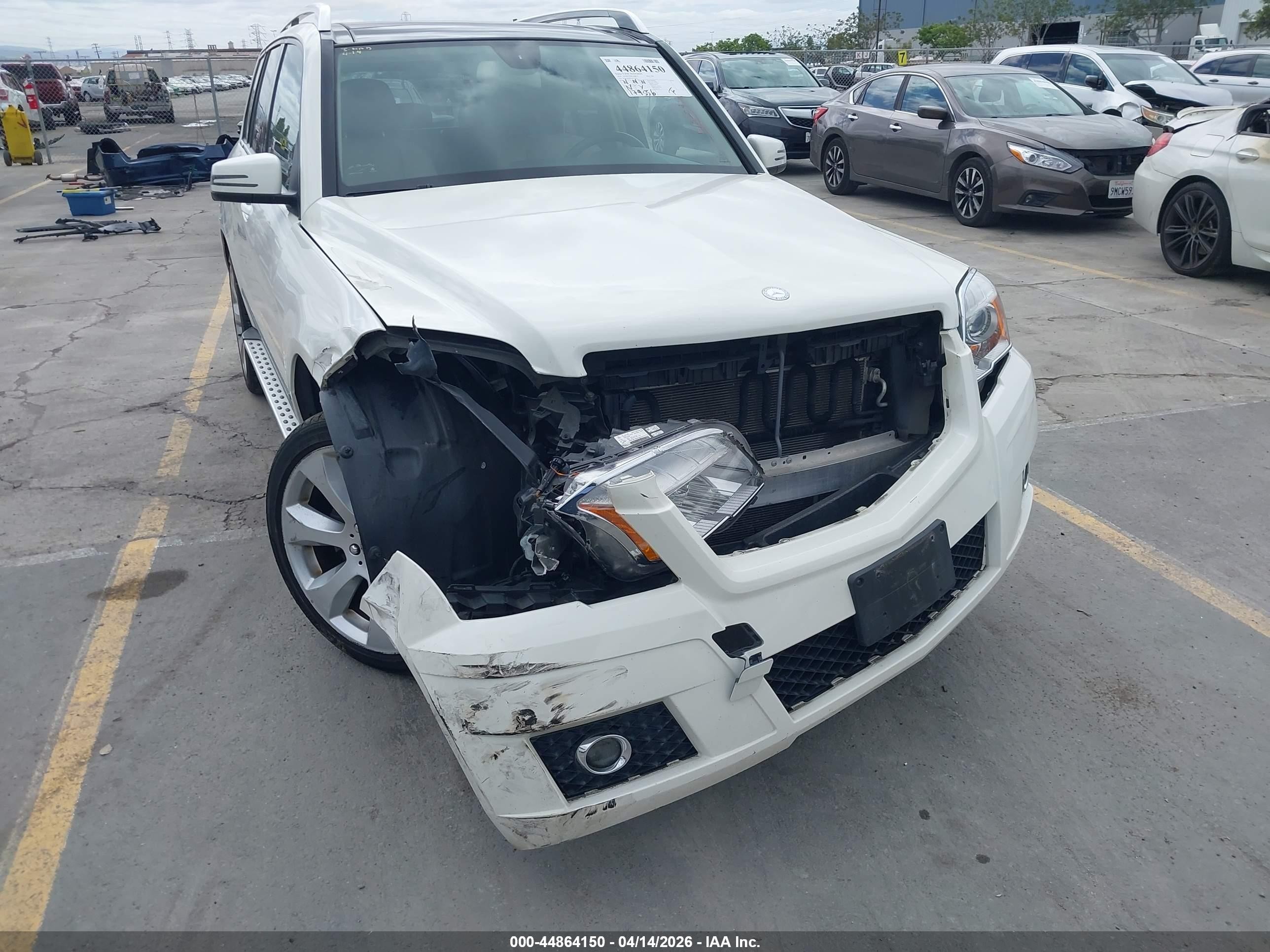 2010 Mercedes-benz Glk 350 4matic White vin: WDCGG8HB2AF323957