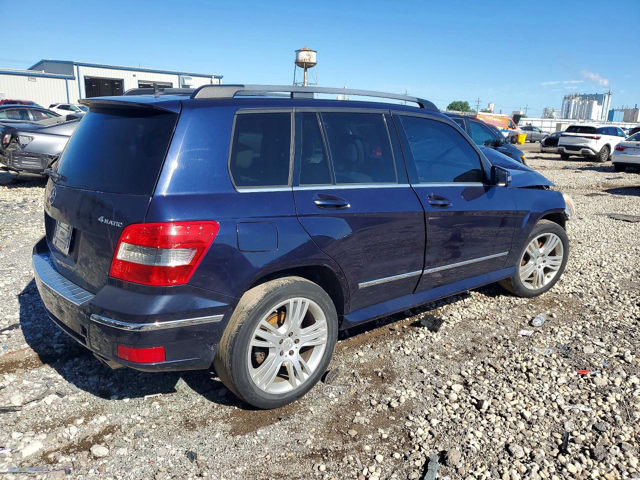 2010 Mercedes-benz Glk 350 4matic Blue vin: WDCGG8HB2AF383172