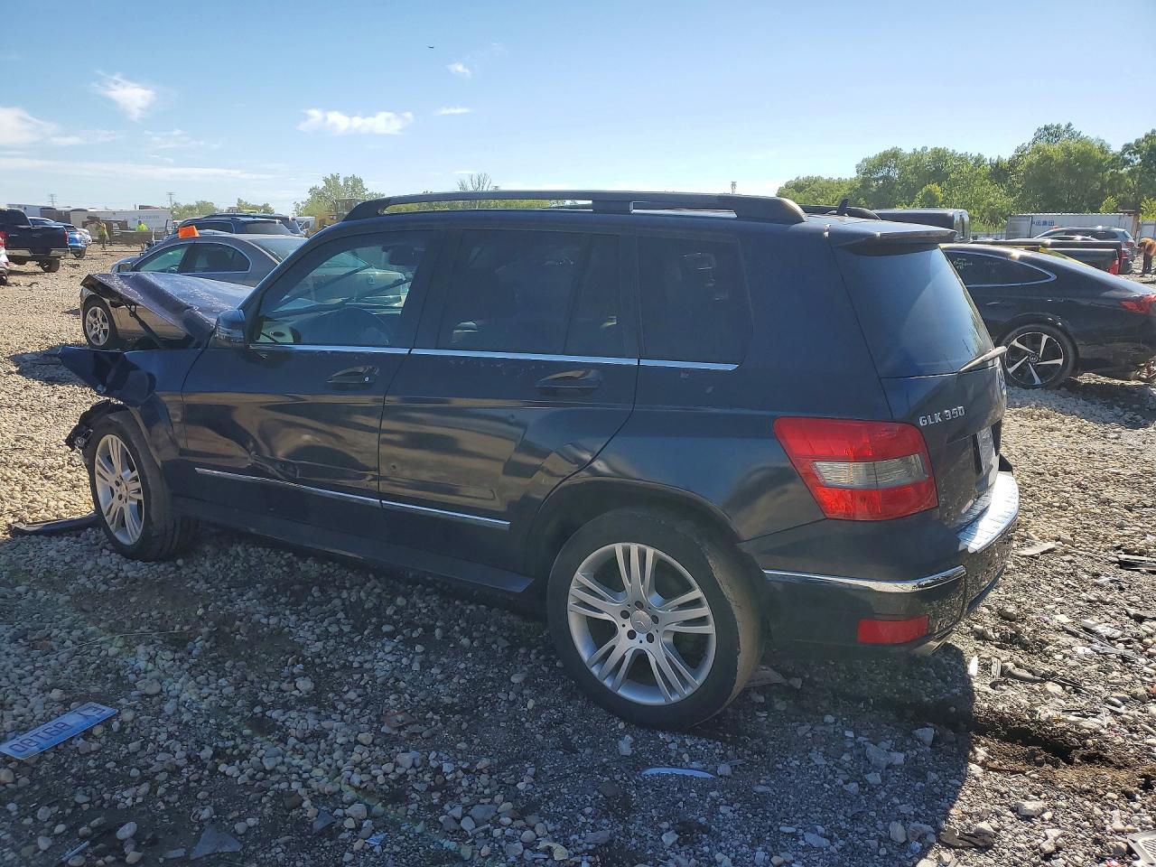 2010 Mercedes-benz Glk 350 4matic Blue vin: WDCGG8HB2AF383172