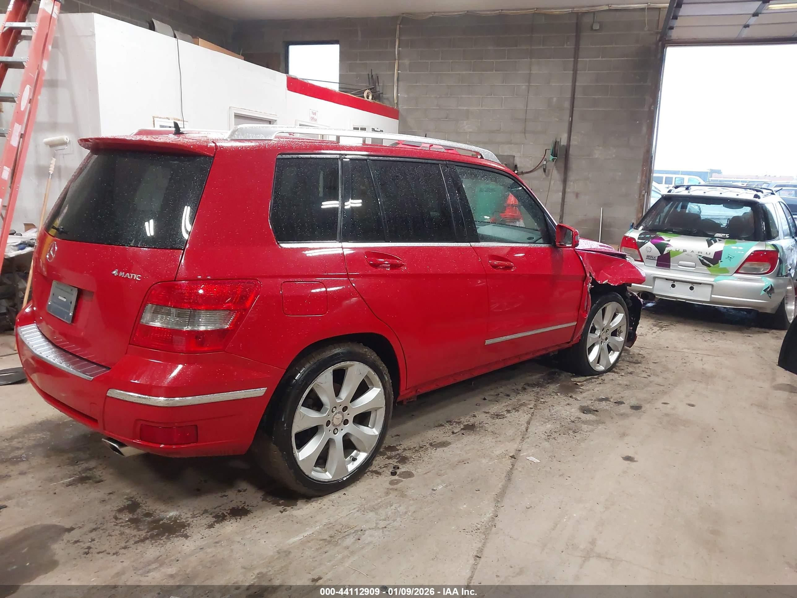 2010 Mercedes-benz Glk 350 4matic Красный vin: WDCGG8HB2AF413125