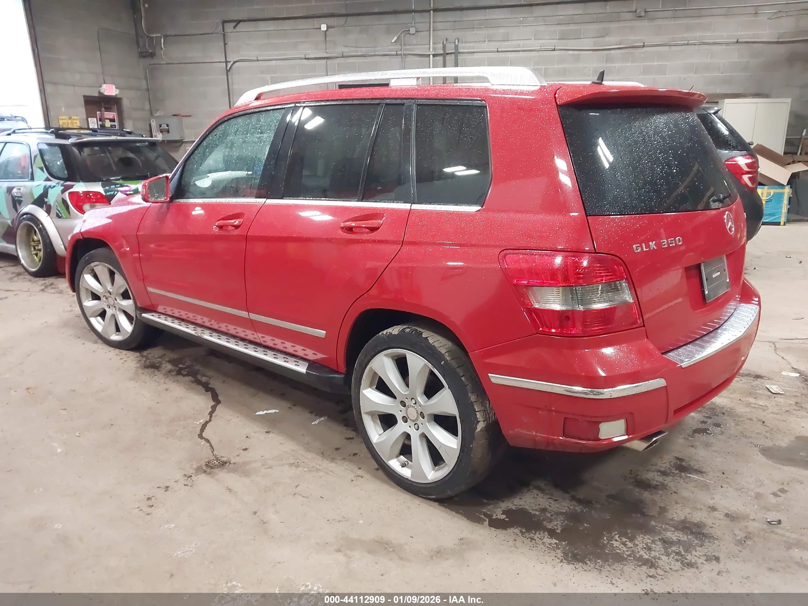 2010 Mercedes-benz Glk 350 4matic Красный vin: WDCGG8HB2AF413125