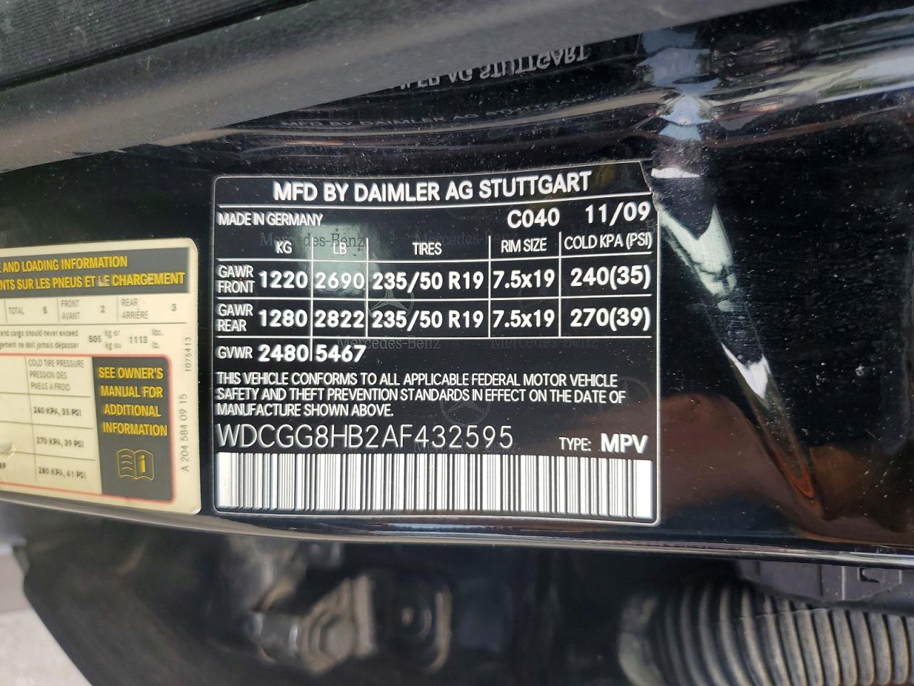 2010 Mercedes-benz Glk 350 4matic Black vin: WDCGG8HB2AF432595