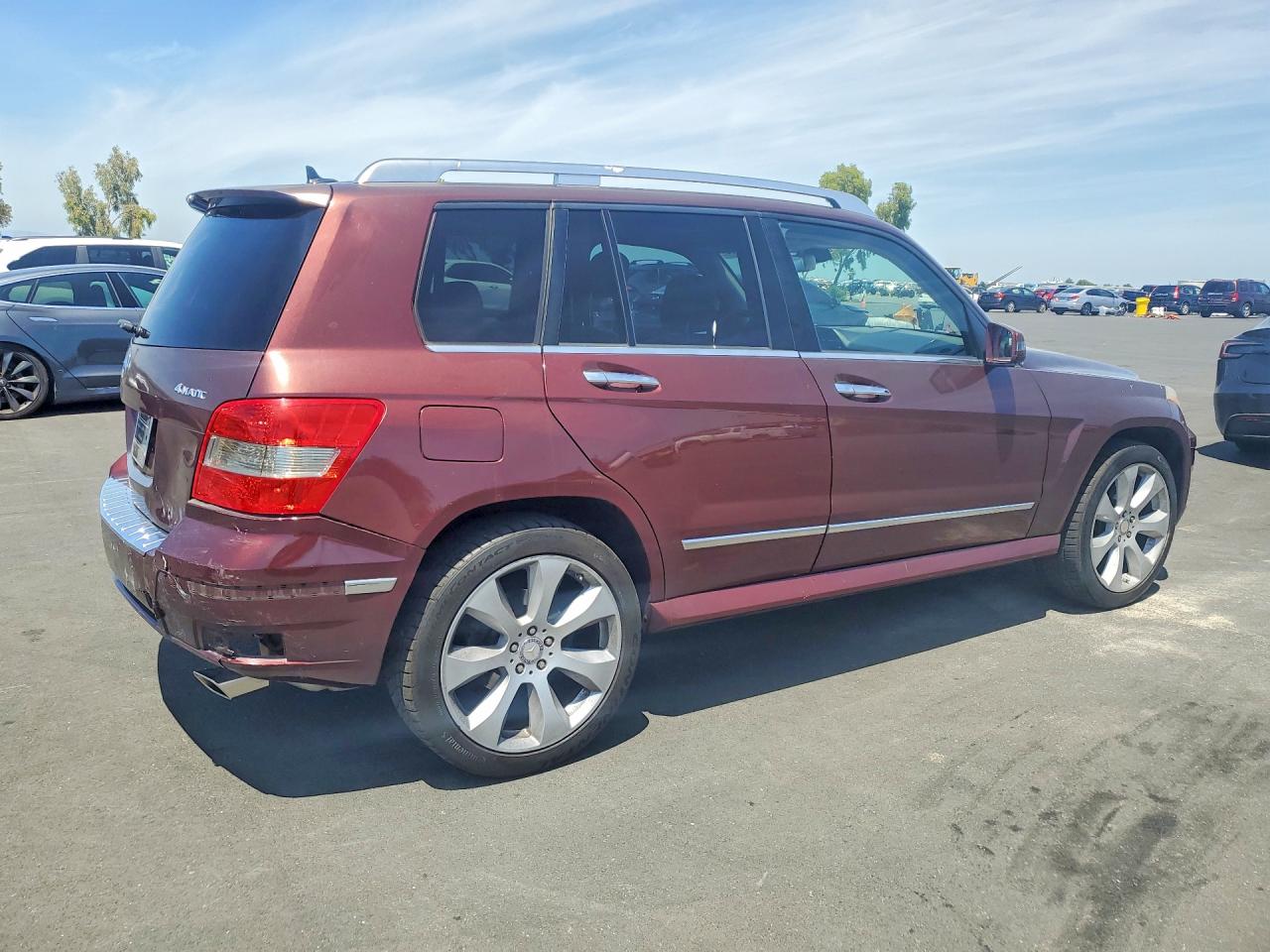 2010 Mercedes-benz Glk 350 4matic Бордовый vin: WDCGG8HB2AF462566