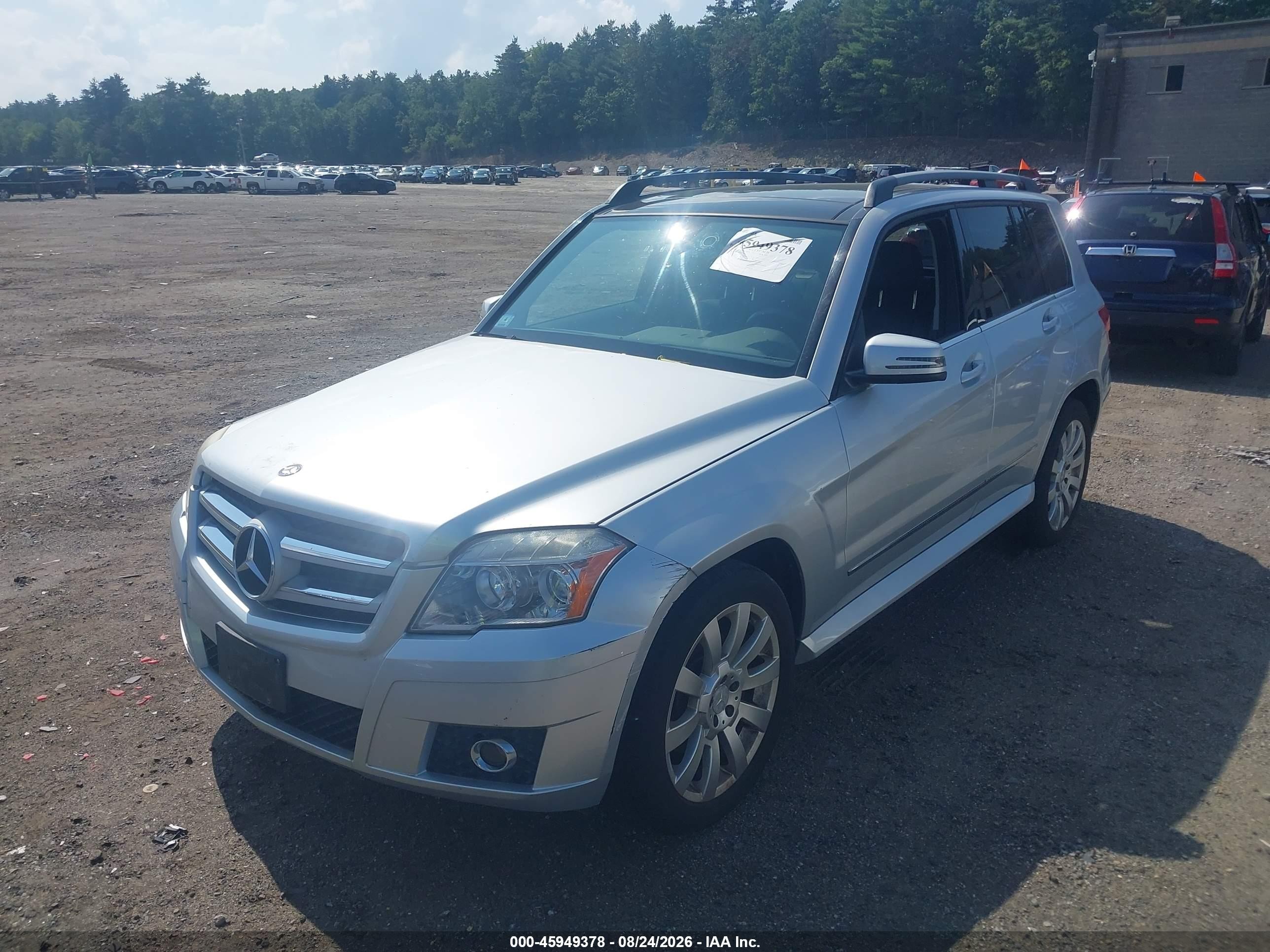 2010 Mercedes-benz Glk 350 4matic Silver vin: WDCGG8HB2AF471817