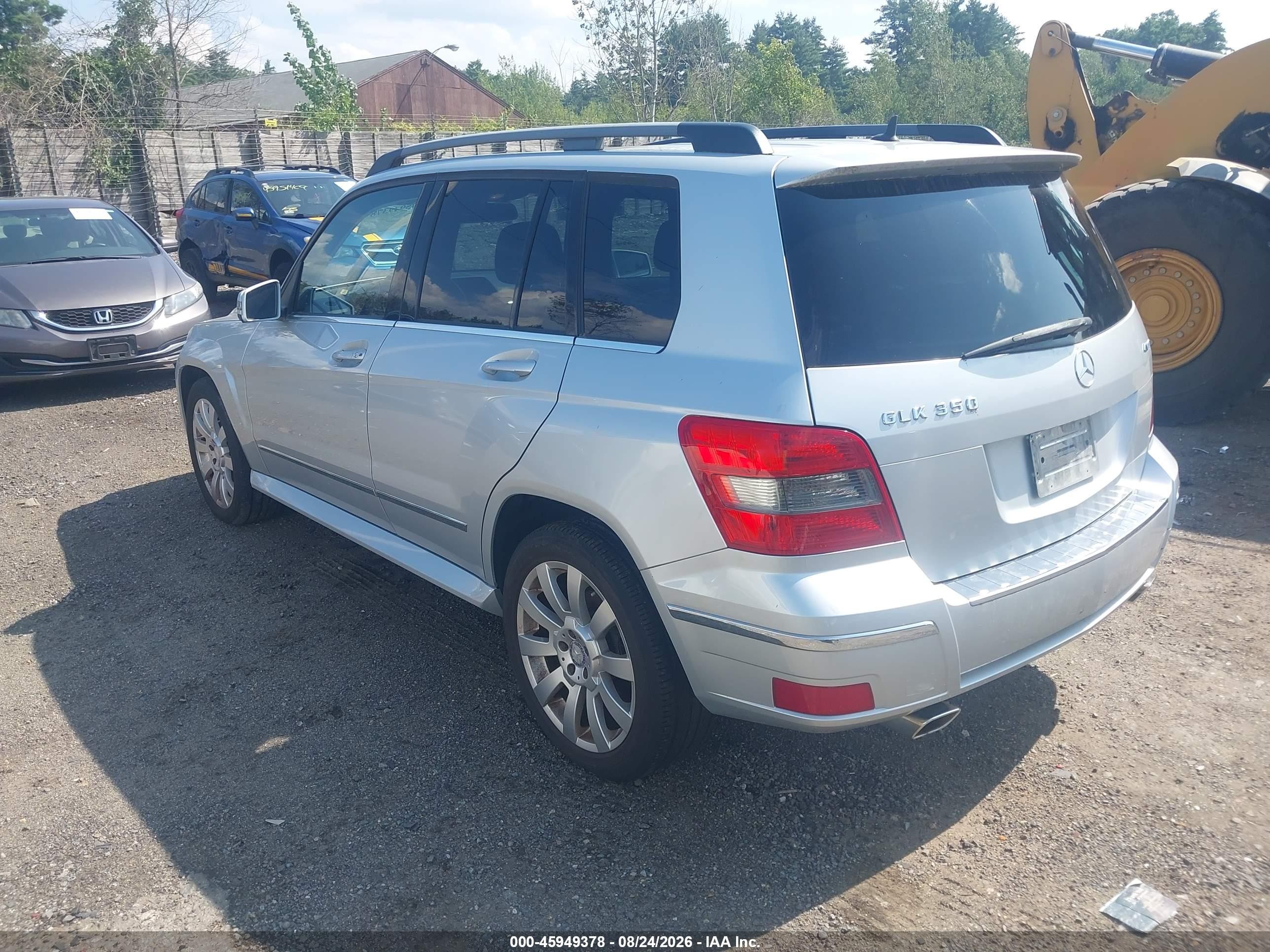 2010 Mercedes-benz Glk 350 4matic Silver vin: WDCGG8HB2AF471817