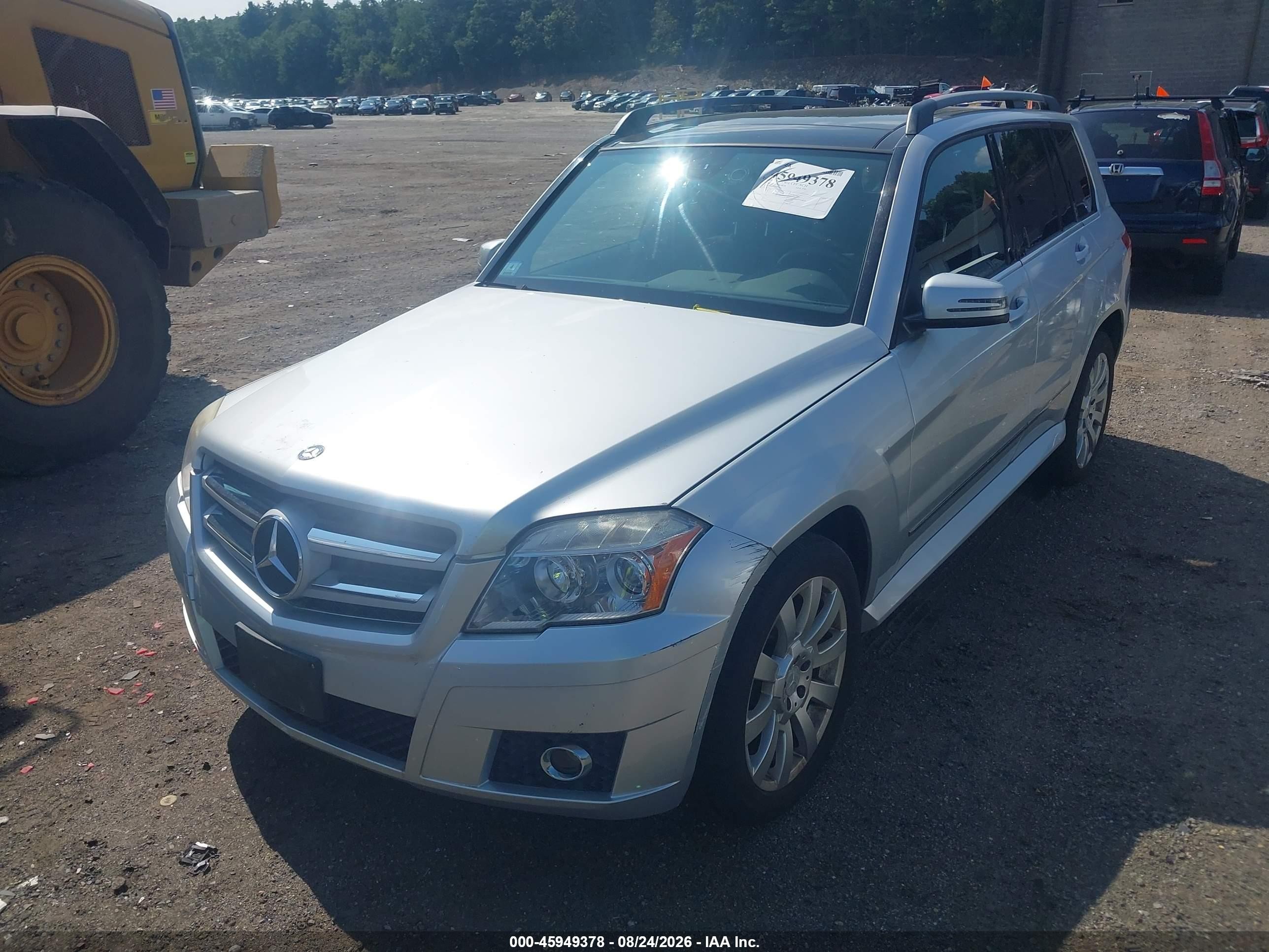 2010 Mercedes-benz Glk 350 4matic Silver vin: WDCGG8HB2AF471817