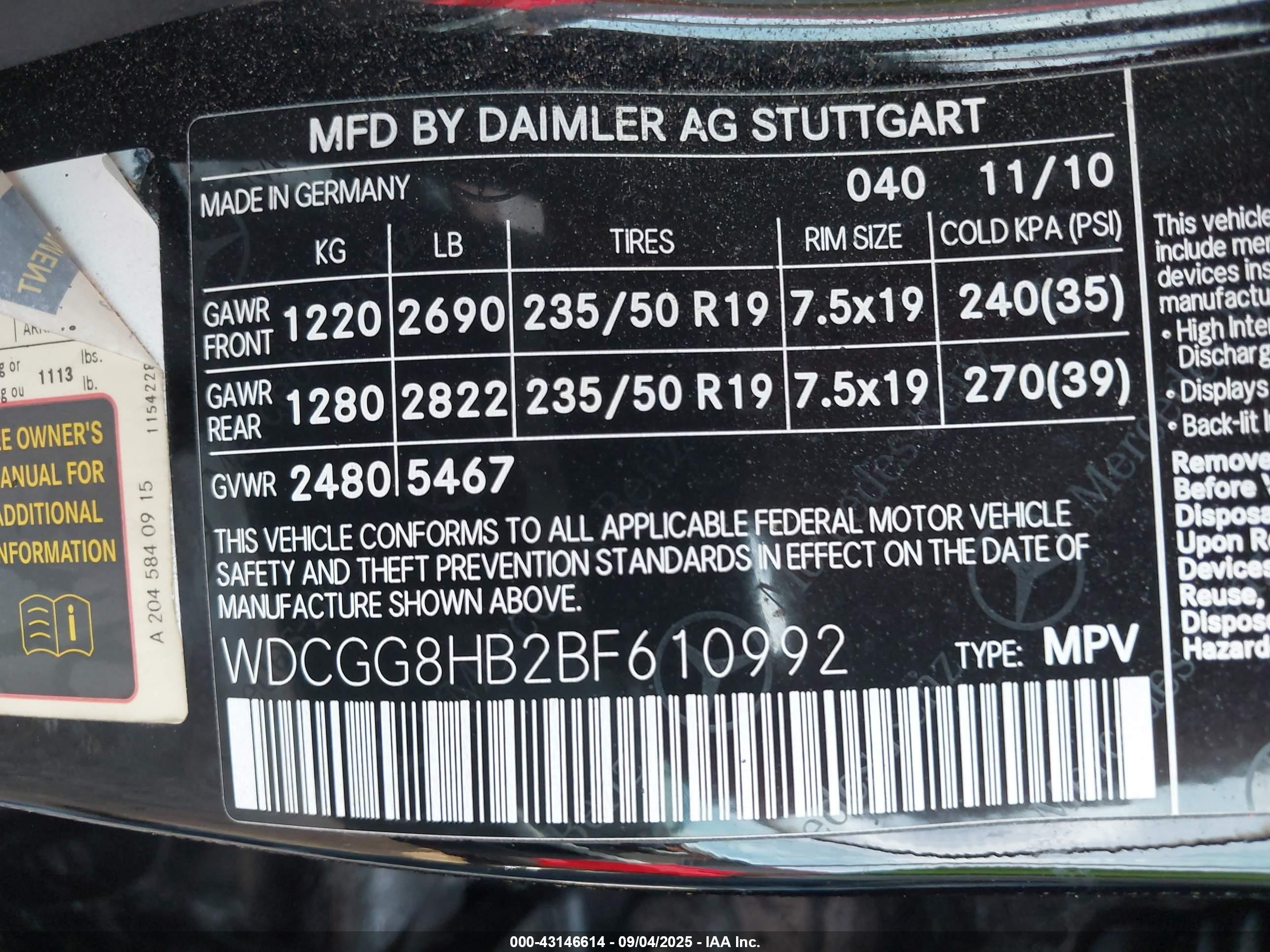 2011 Mercedes-benz Glk 350 4matic Черный vin: WDCGG8HB2BF610992