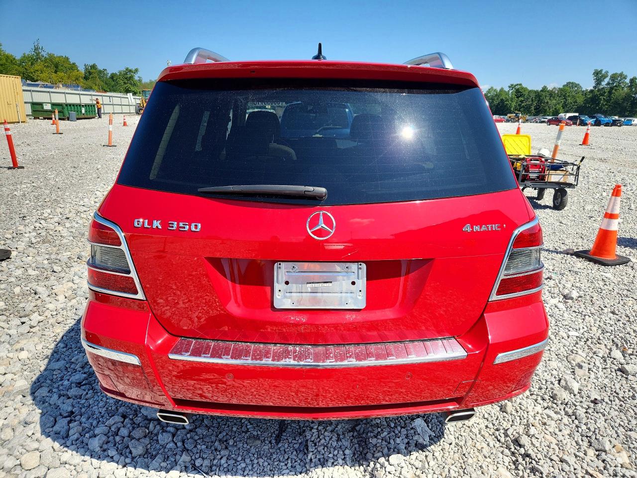 2011 Mercedes-benz Glk 350 4matic Red vin: WDCGG8HB2BF615321