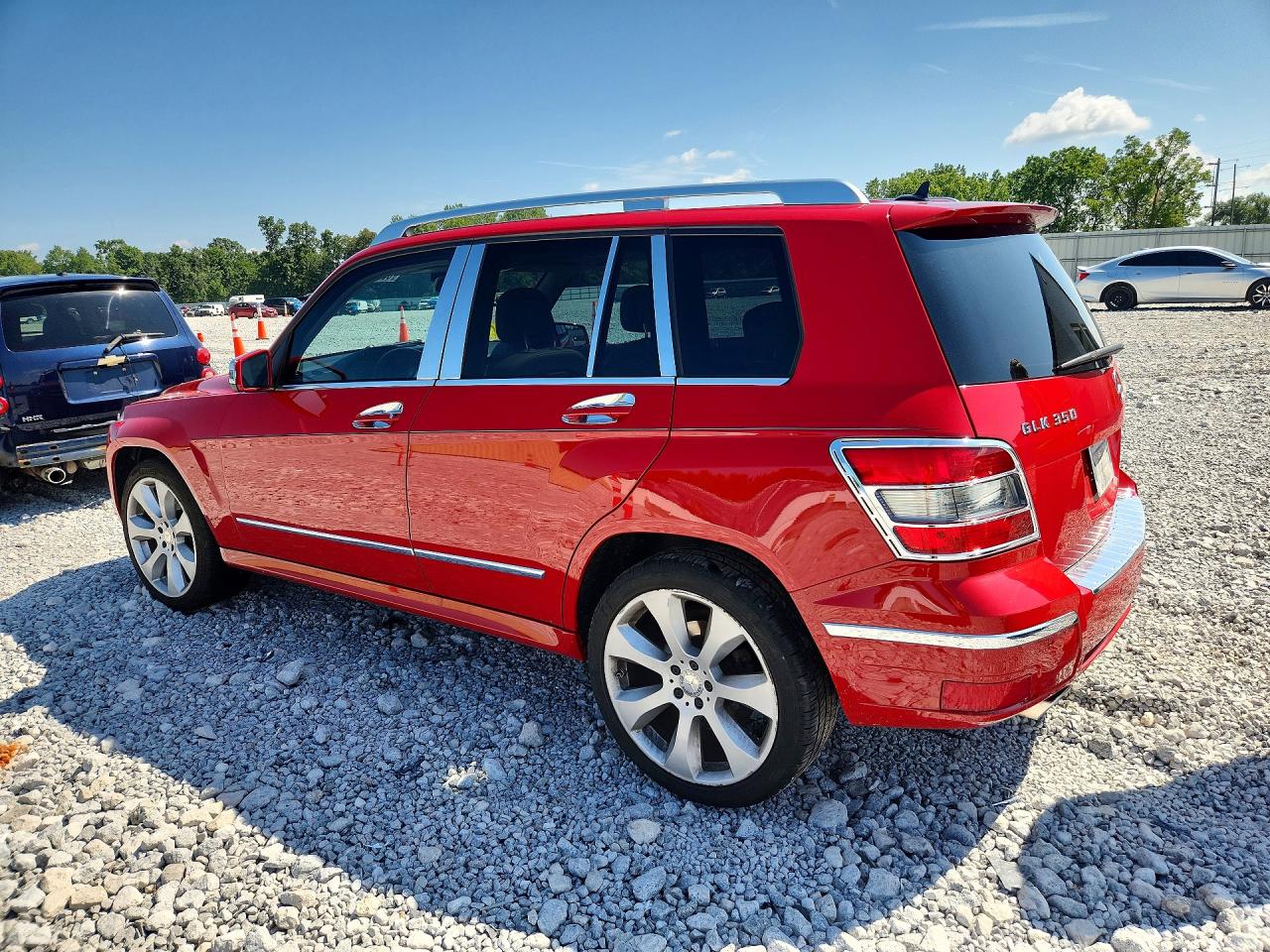 2011 Mercedes-benz Glk 350 4matic Red vin: WDCGG8HB2BF615321