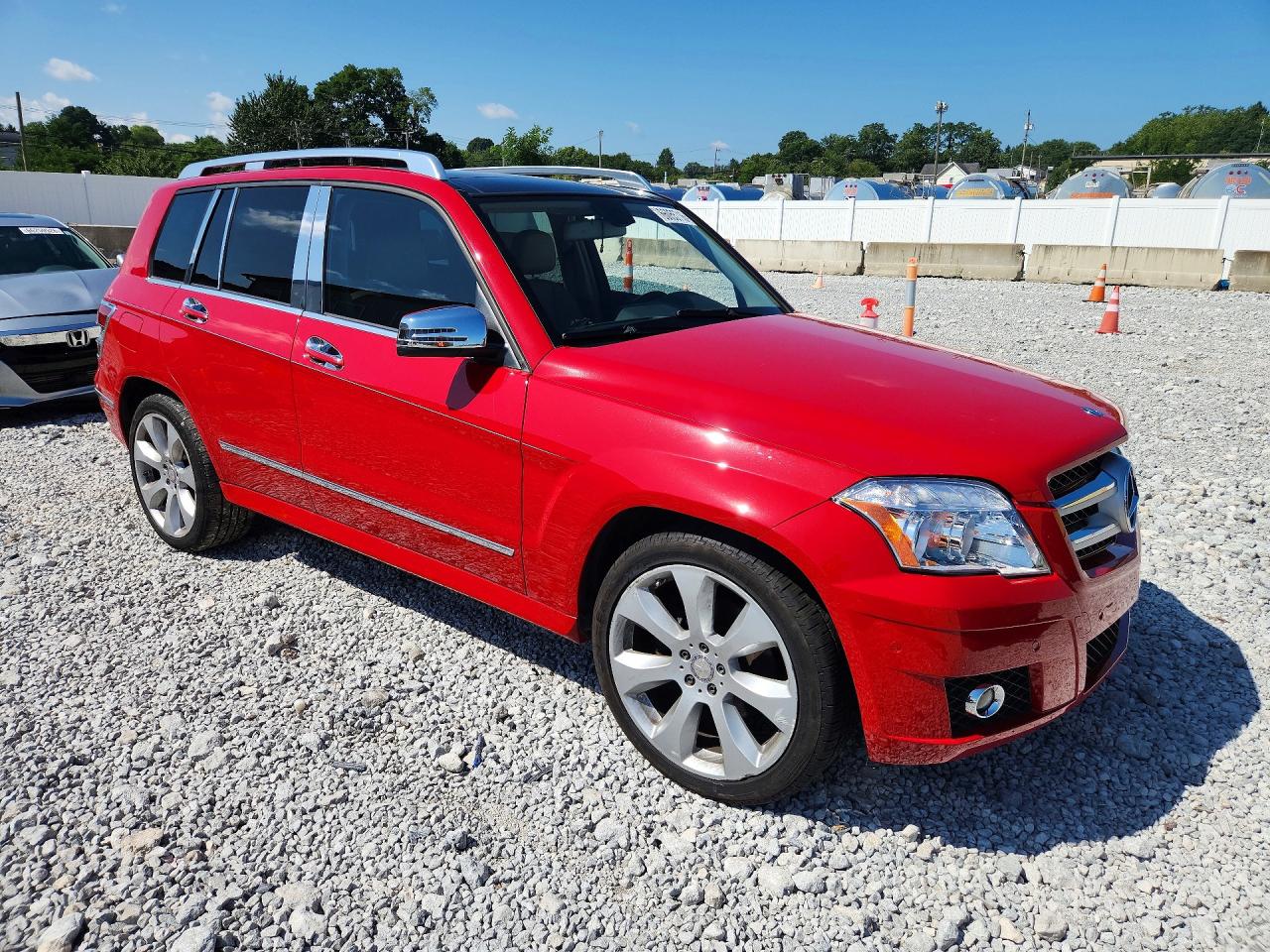 2011 Mercedes-benz Glk 350 4matic Red vin: WDCGG8HB2BF615321