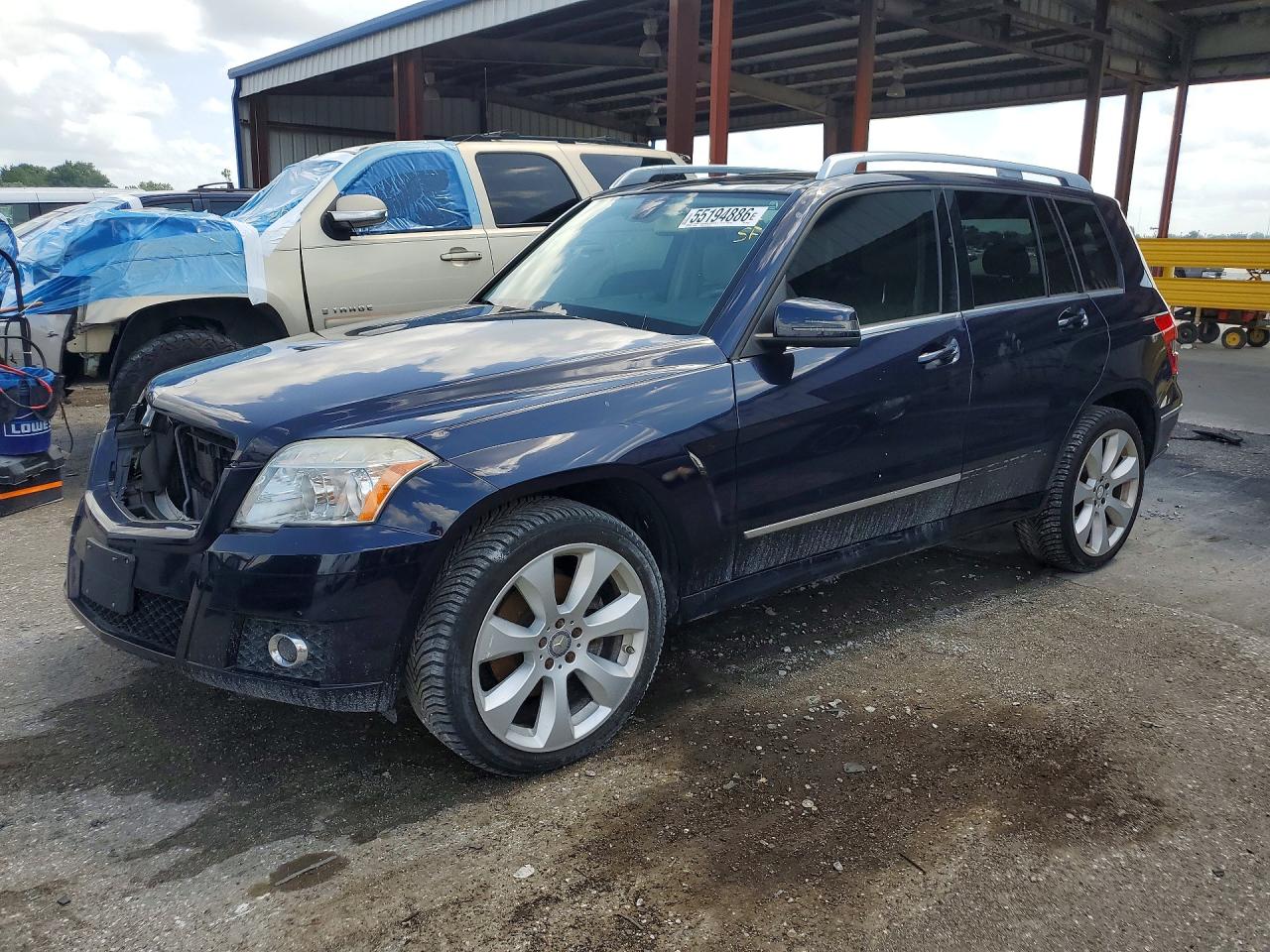 2011 Mercedes-benz Glk 350 4matic Blue vin: WDCGG8HB2BF660386