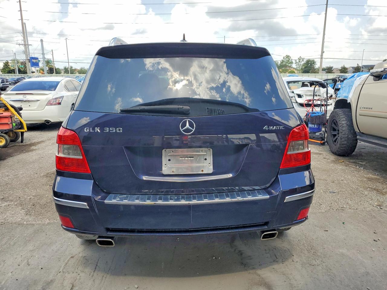 2011 Mercedes-benz Glk 350 4matic Blue vin: WDCGG8HB2BF660386