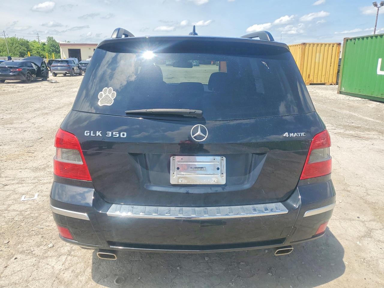 2012 Mercedes-benz Glk 350 4matic Black vin: WDCGG8HB2CF939175