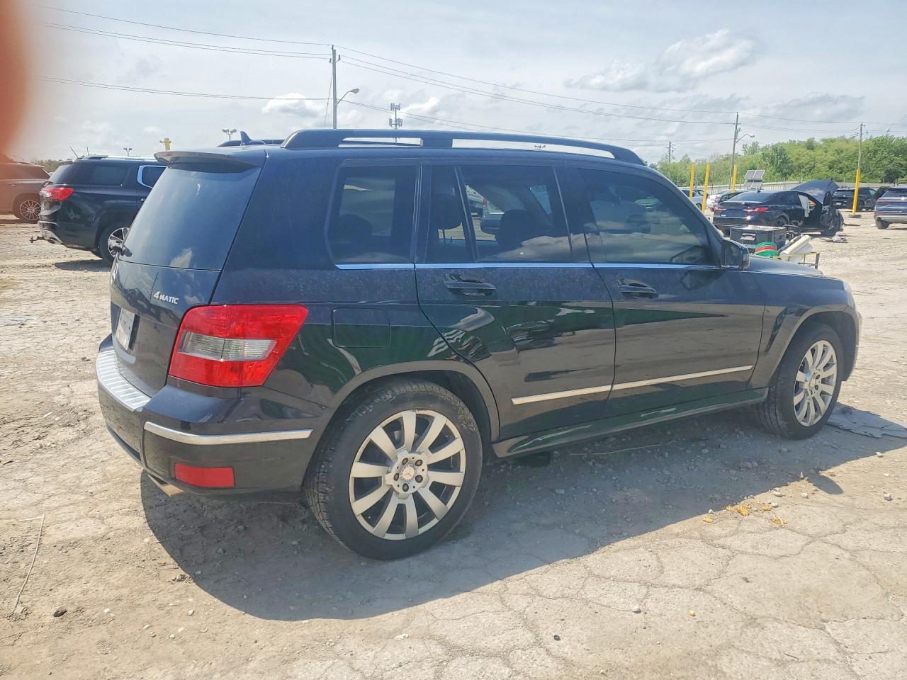 2012 Mercedes-benz Glk 350 4matic Black vin: WDCGG8HB2CF939175