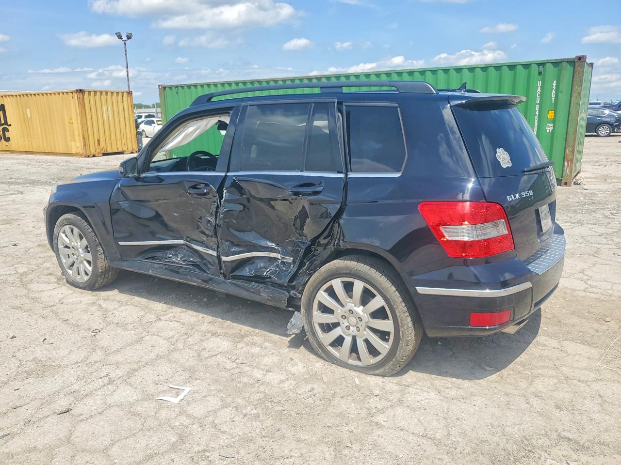 2012 Mercedes-benz Glk 350 4matic Black vin: WDCGG8HB2CF939175