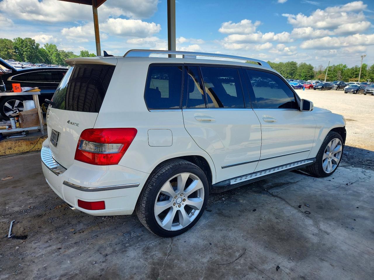 2010 Mercedes-benz Glk 350 4matic White vin: WDCGG8HB3AF271335