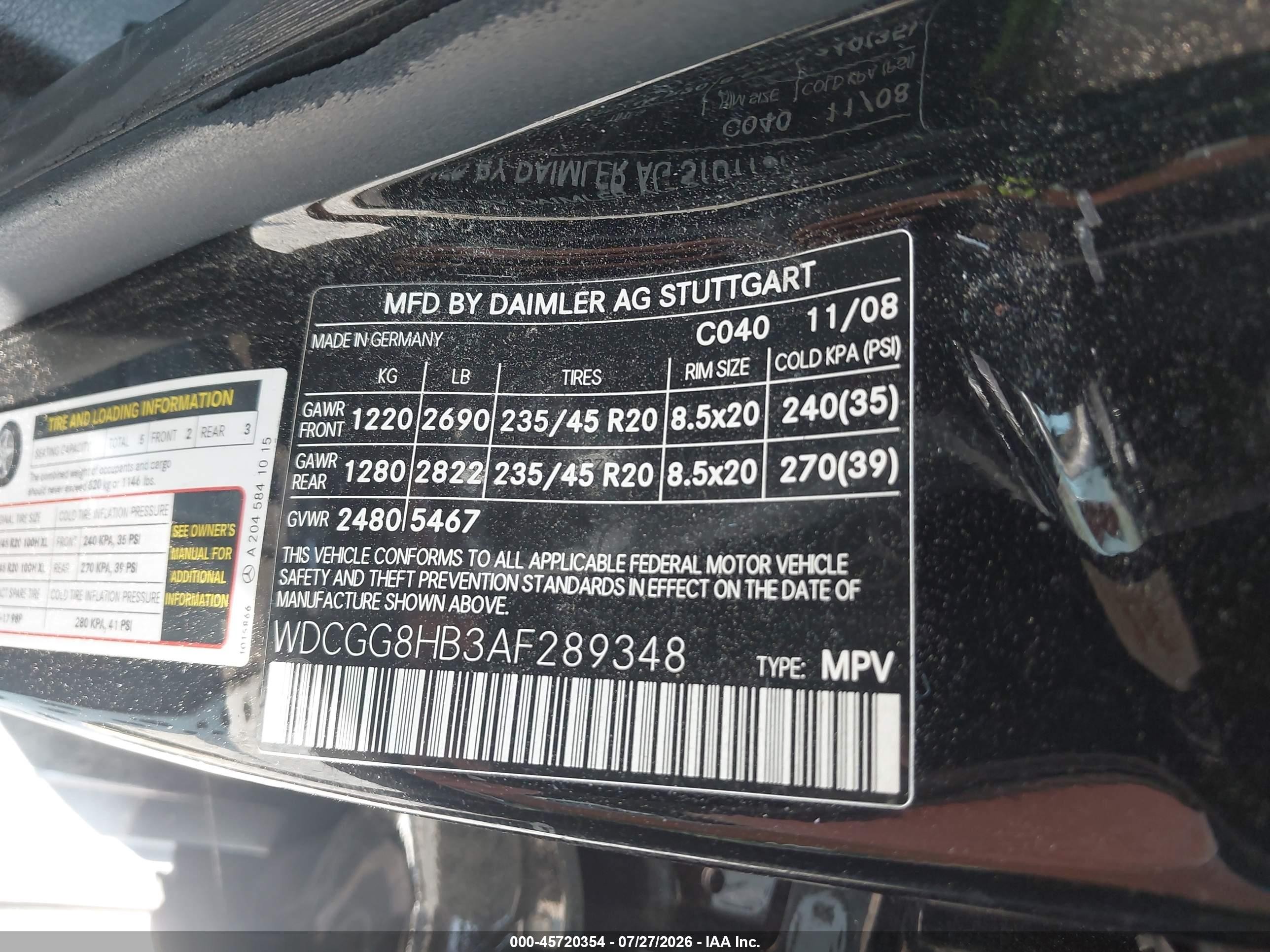 2010 Mercedes-benz Glk 350 4matic Black vin: WDCGG8HB3AF289348