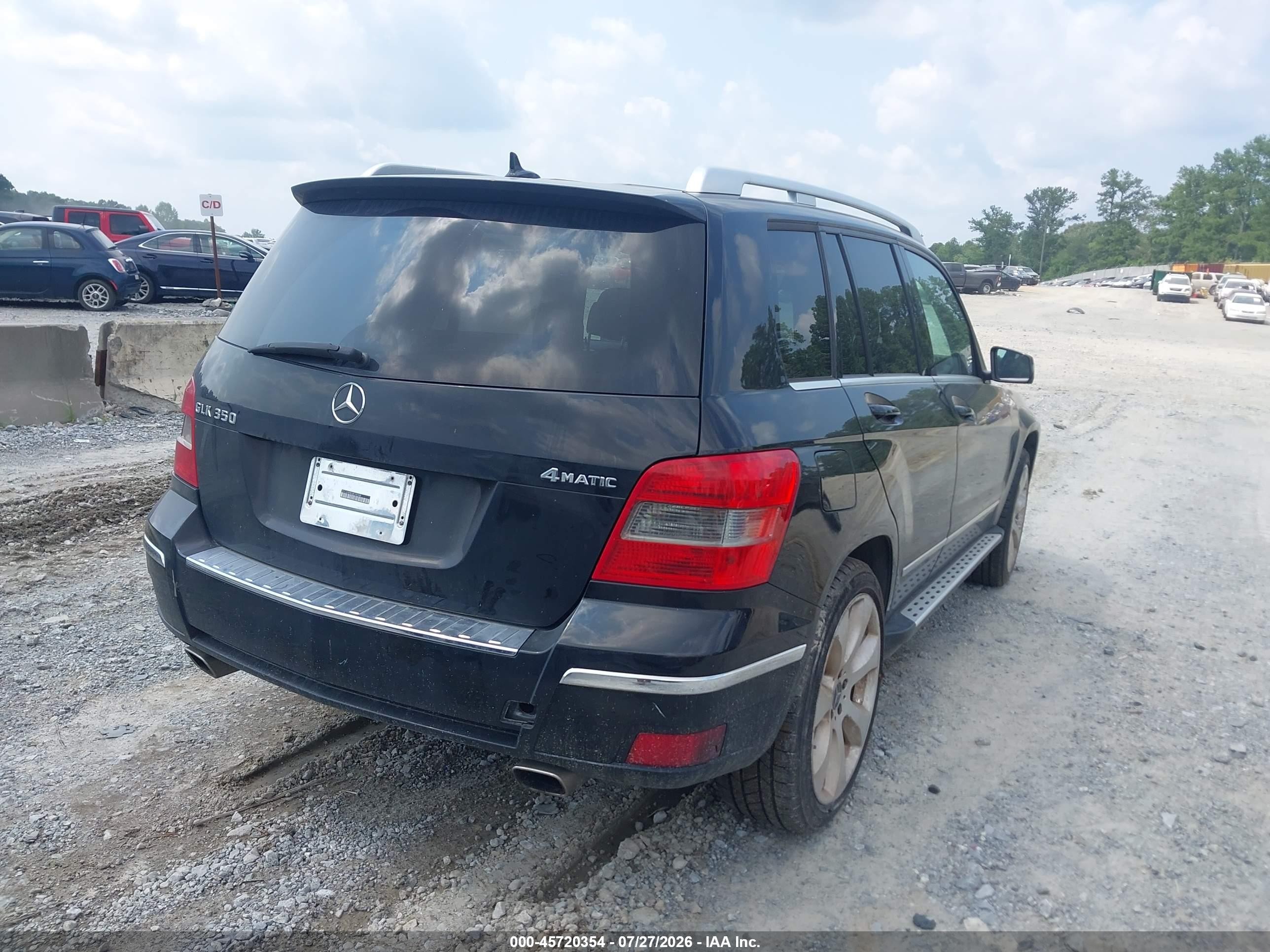 2010 Mercedes-benz Glk 350 4matic Black vin: WDCGG8HB3AF289348