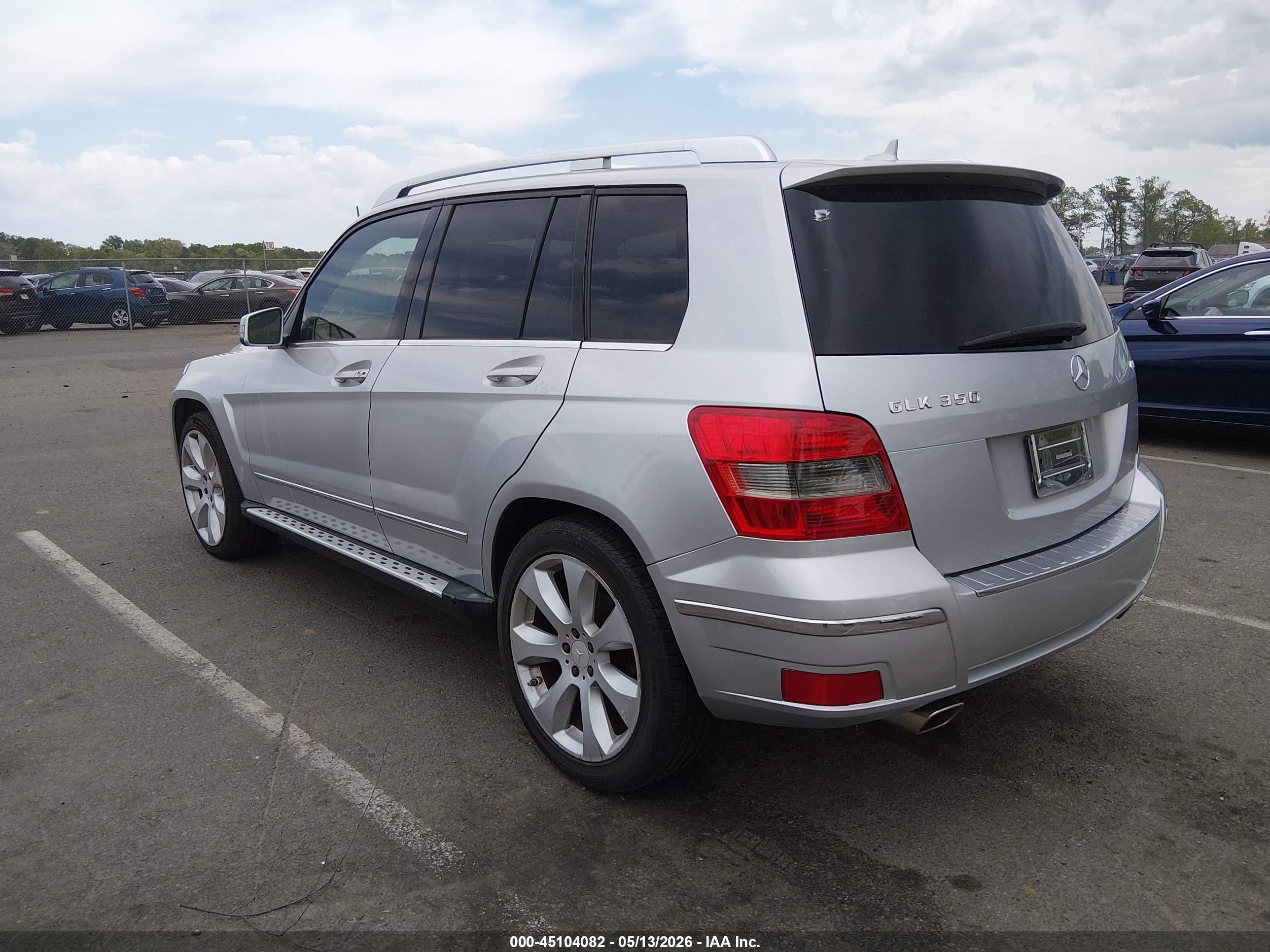 2010 Mercedes-benz Glk 350 4matic Silver vin: WDCGG8HB3AF312529