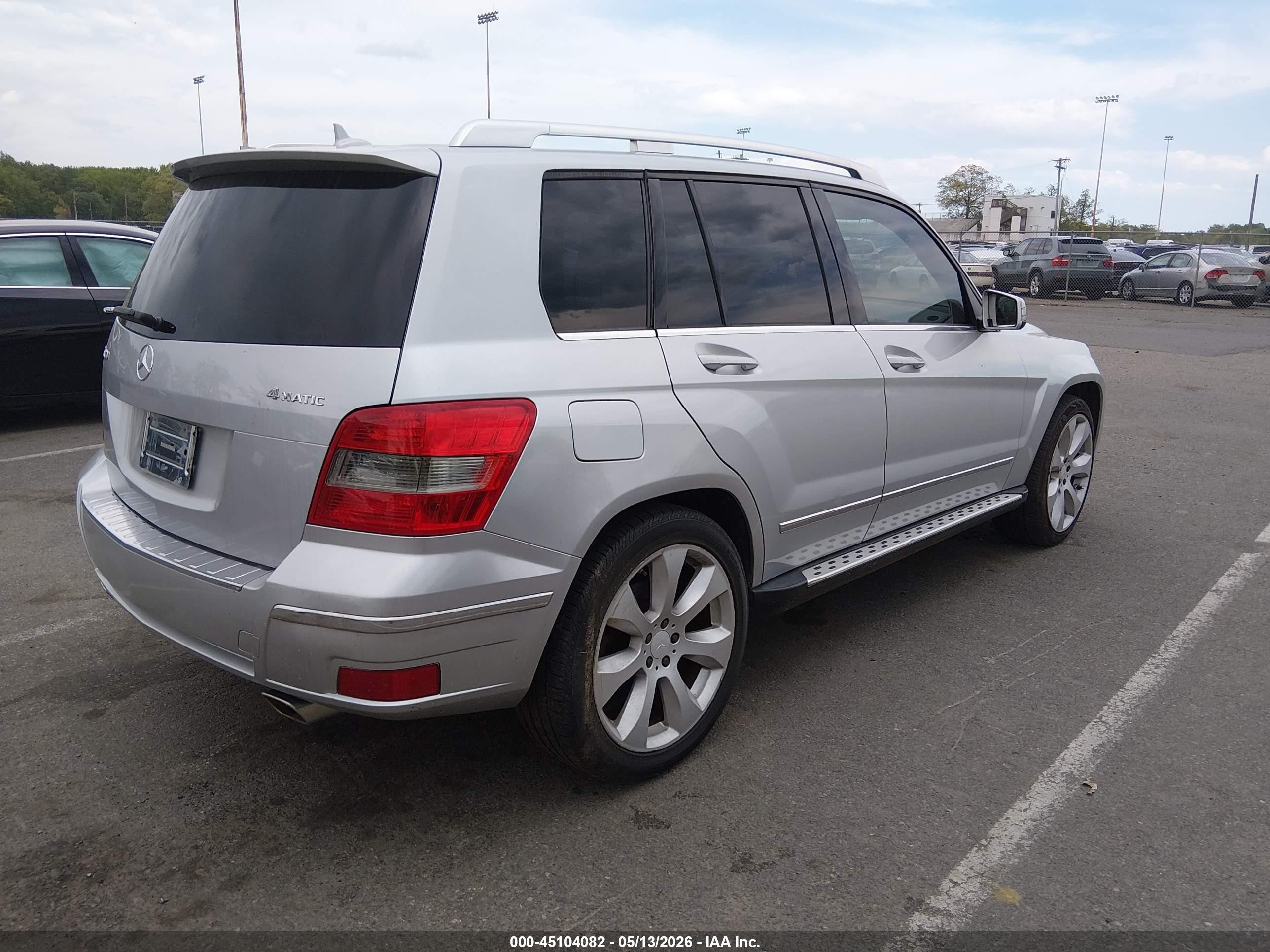 2010 Mercedes-benz Glk 350 4matic Silver vin: WDCGG8HB3AF312529