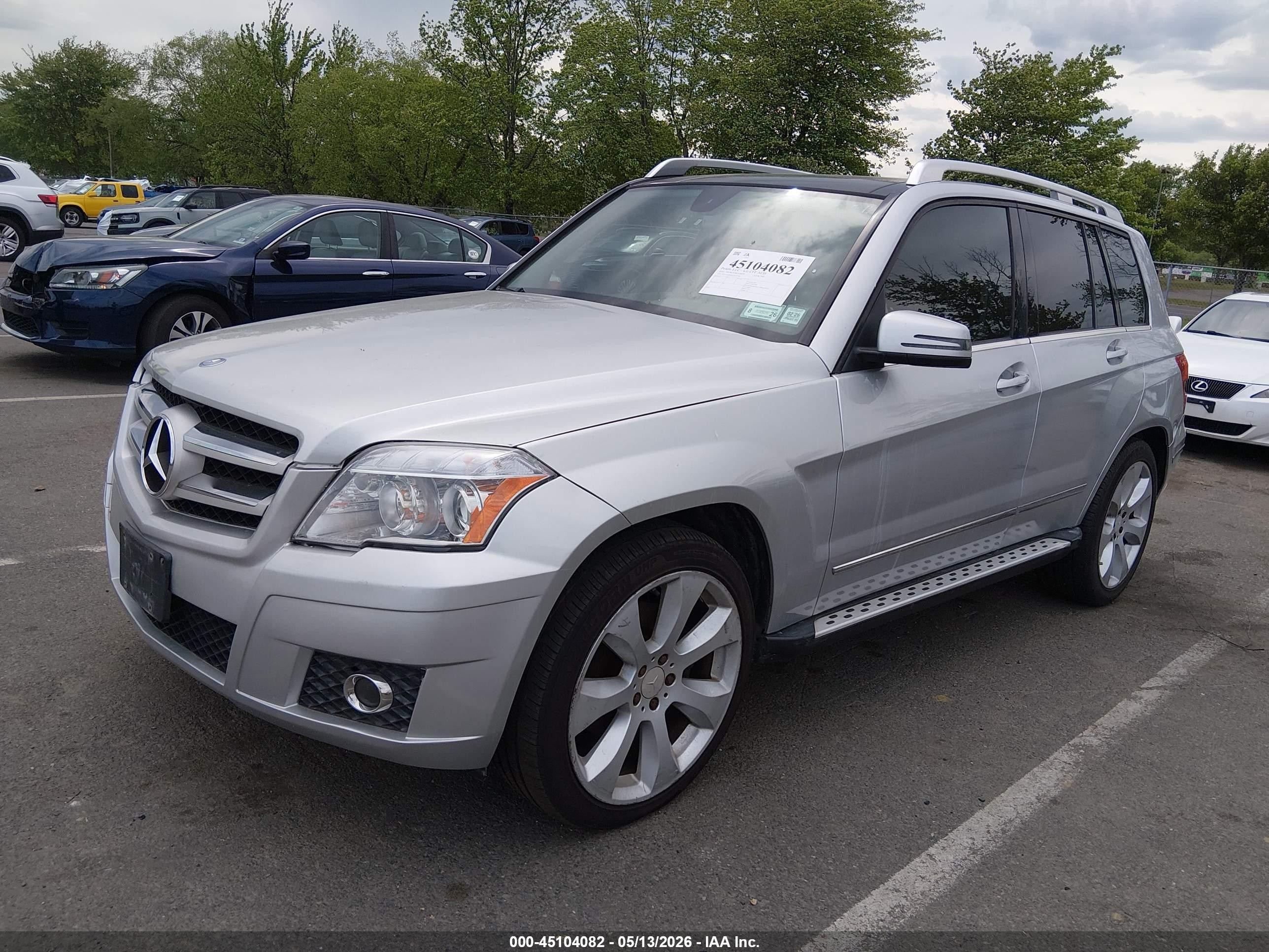 2010 Mercedes-benz Glk 350 4matic Silver vin: WDCGG8HB3AF312529