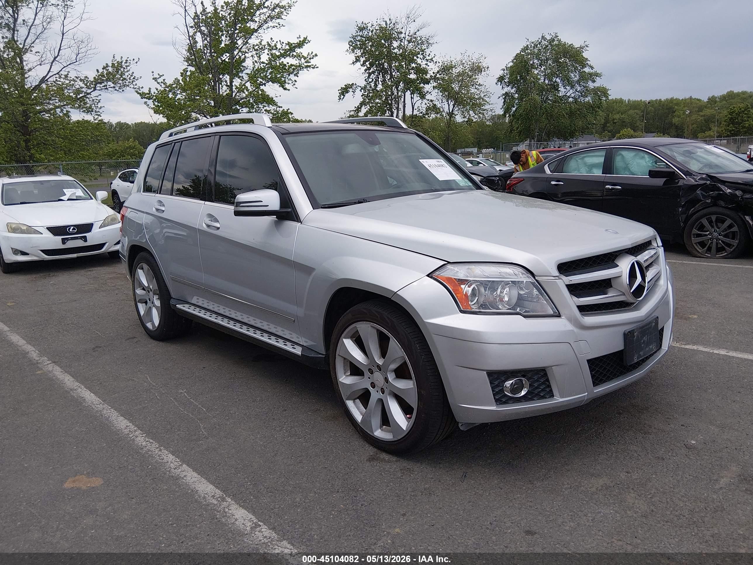 2010 Mercedes-benz Glk 350 4matic Silver vin: WDCGG8HB3AF312529