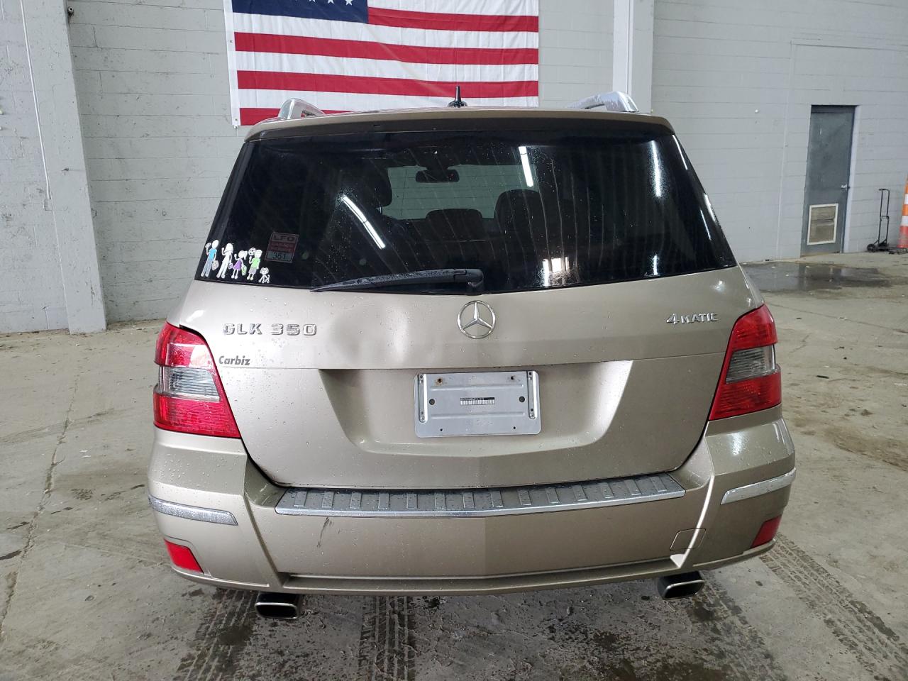 2010 Mercedes-benz Glk 350 4matic Tan vin: WDCGG8HB3AF351685 Damage: Lift Gate, Dent(S) W/ Paint Dmg, 9 To 10 Inches