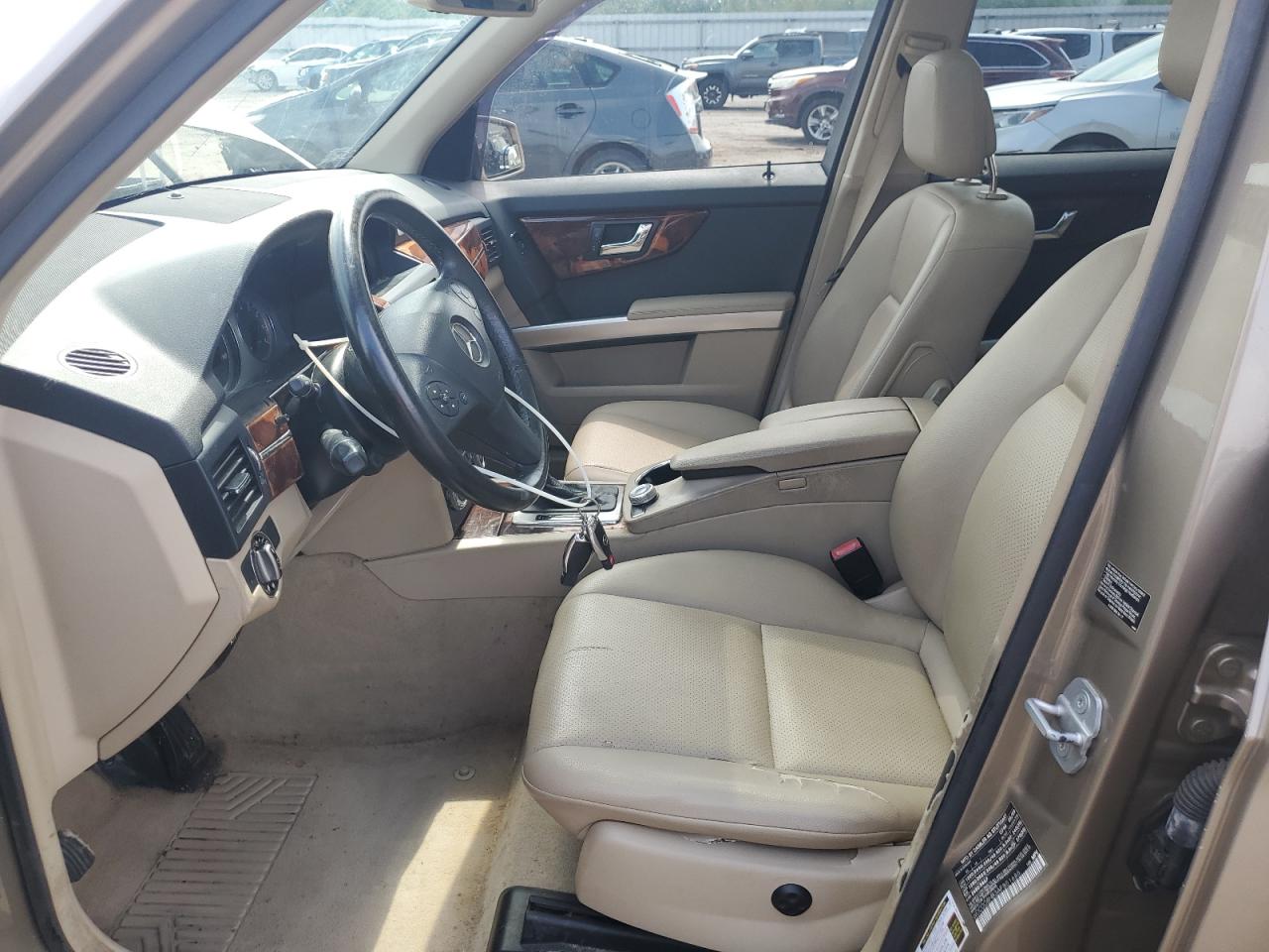 2010 Mercedes-benz Glk 350 4matic Tan vin: WDCGG8HB3AF351685 Damage: Left Front Seat Cushion, Worn, Replacement Required
