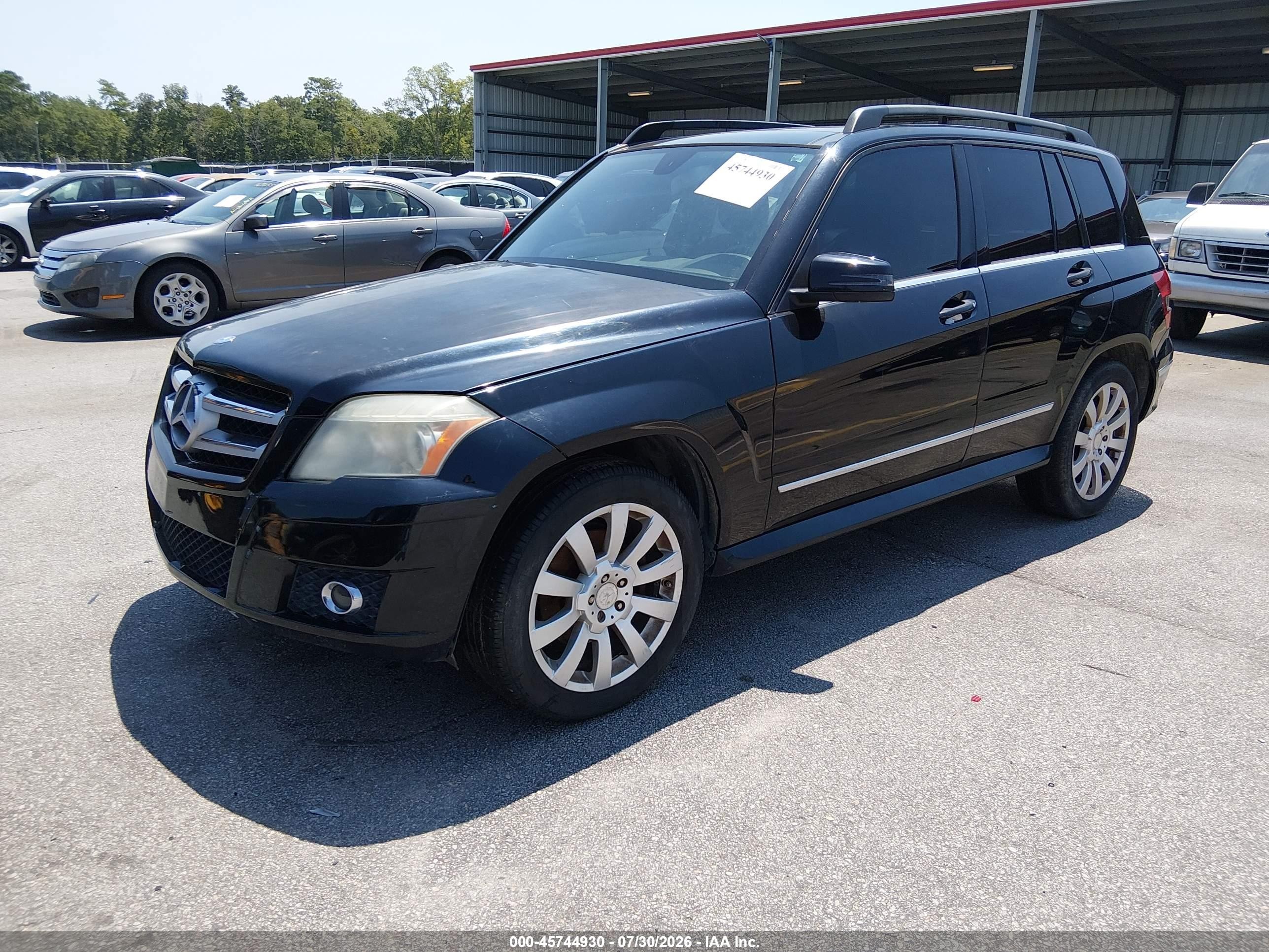 2010 Mercedes-benz Glk 350 4matic Black vin: WDCGG8HB3AF424229