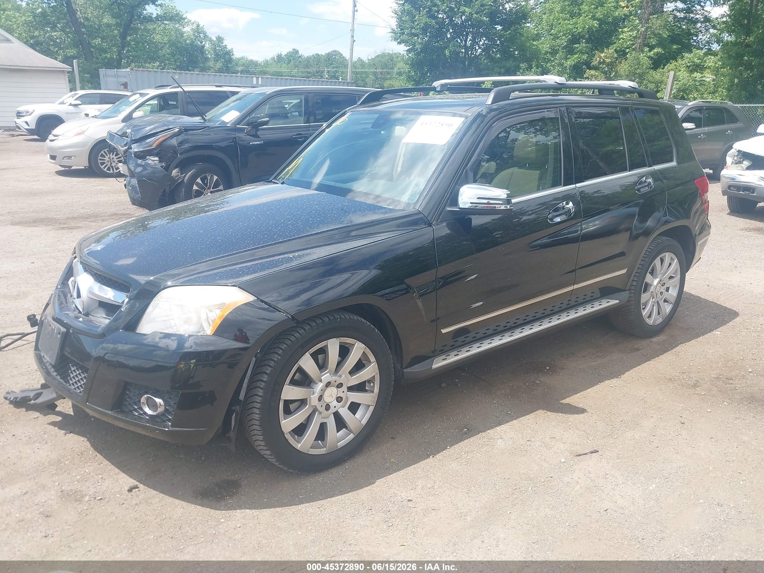 2010 Mercedes-benz Glk 350 4matic Black vin: WDCGG8HB3AF435148