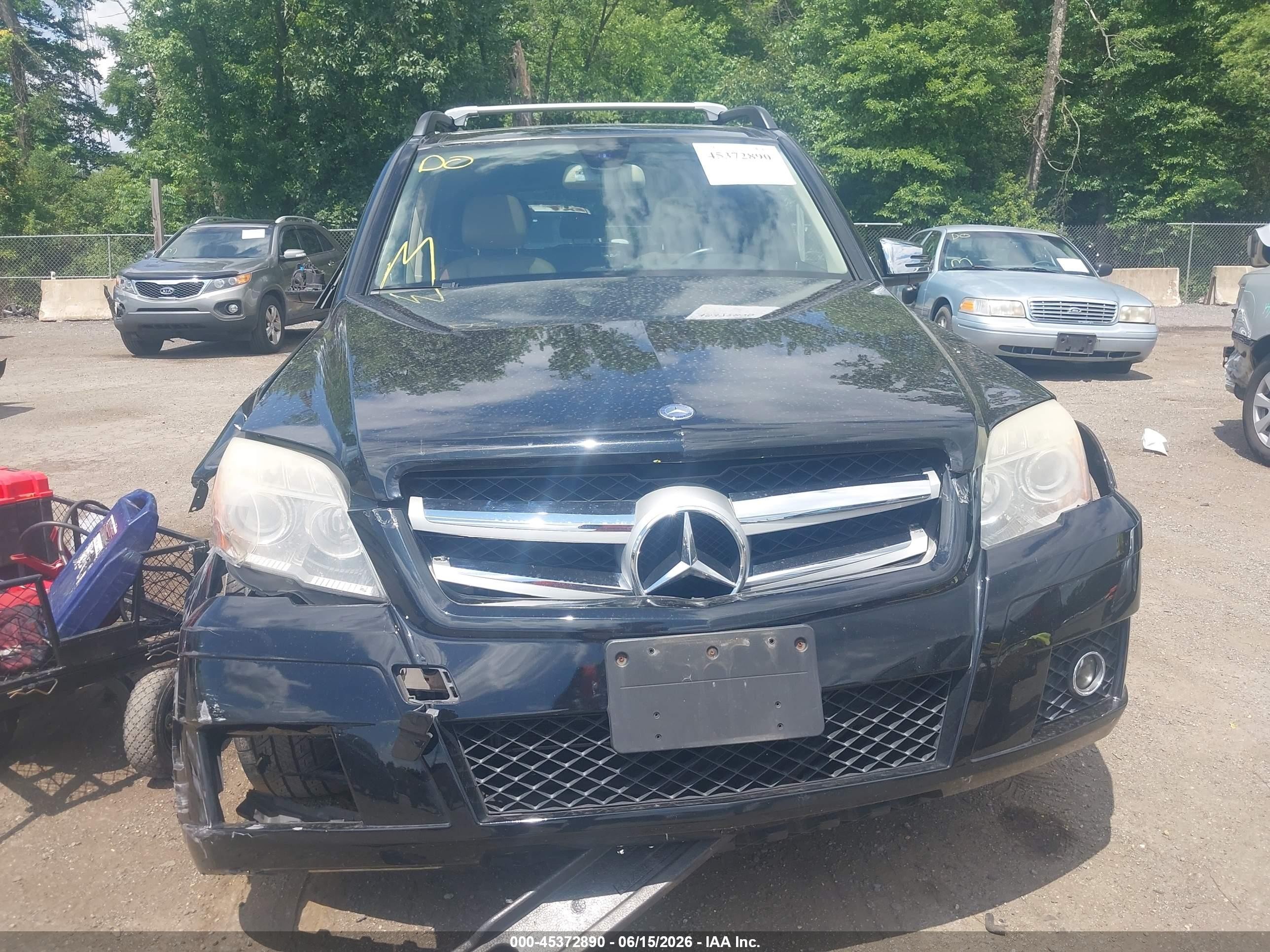2010 Mercedes-benz Glk 350 4matic Black vin: WDCGG8HB3AF435148