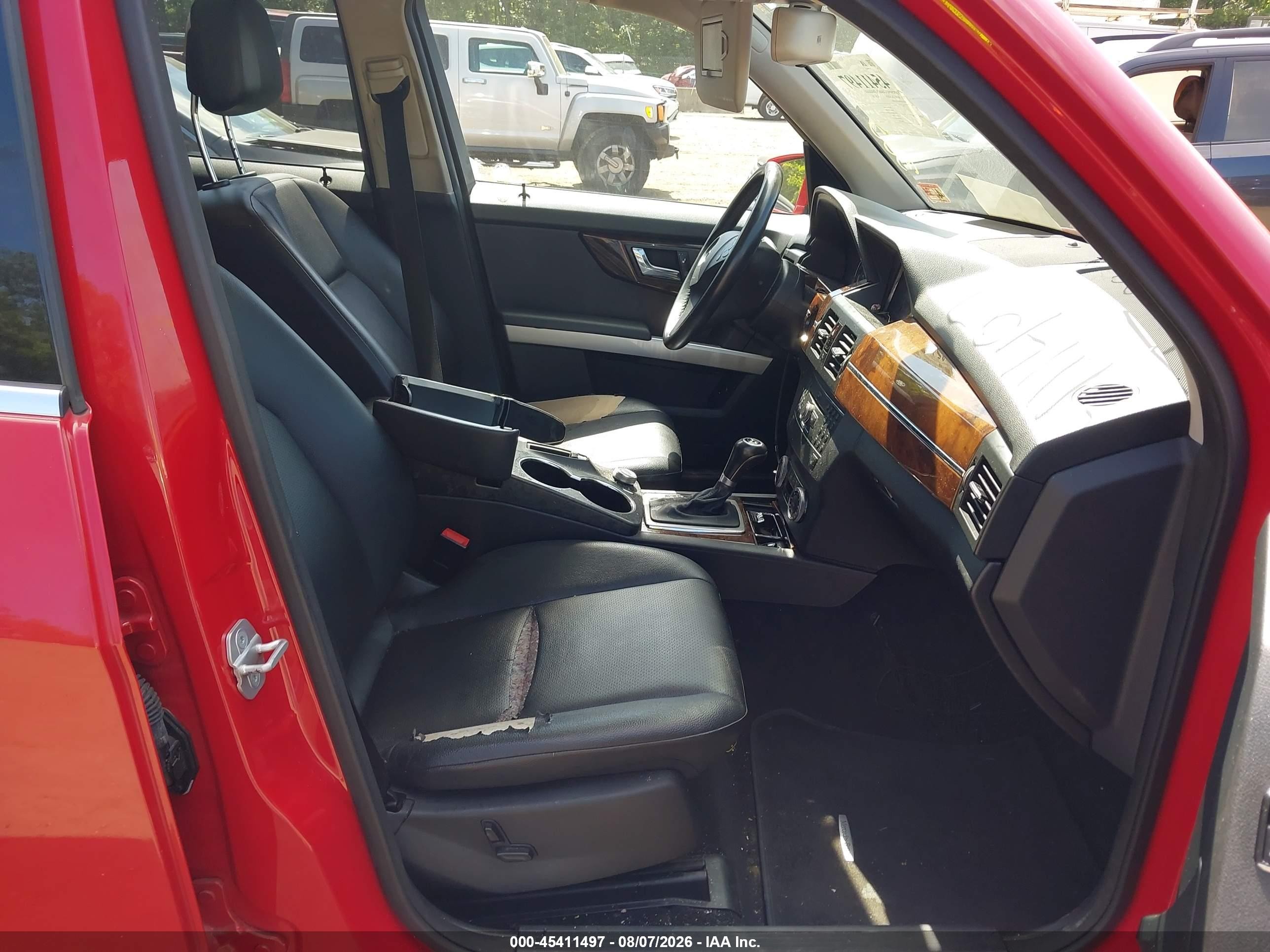 2011 Mercedes-benz Glk 350 4matic Red vin: WDCGG8HB3BF553069