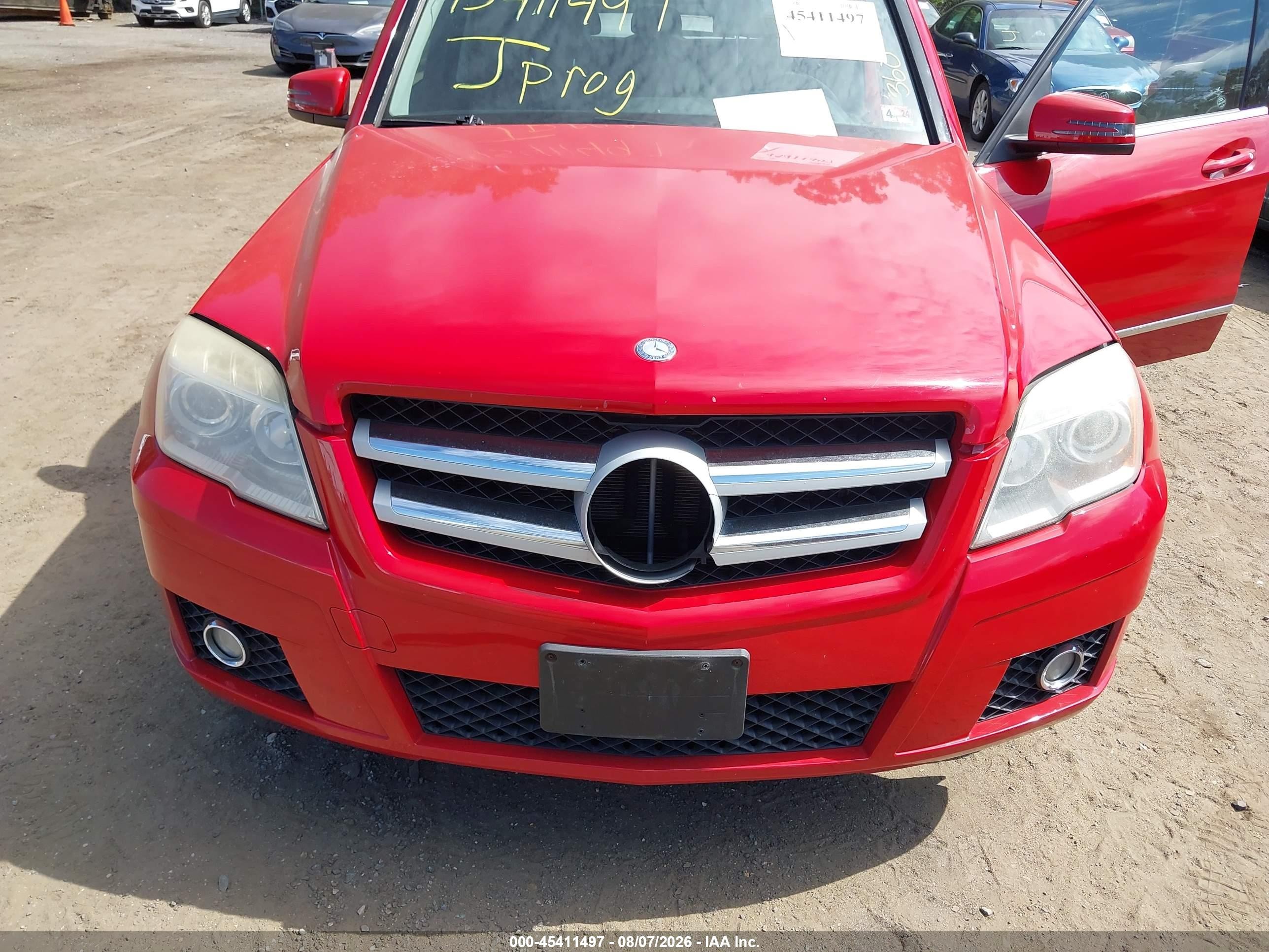 2011 Mercedes-benz Glk 350 4matic Red vin: WDCGG8HB3BF553069