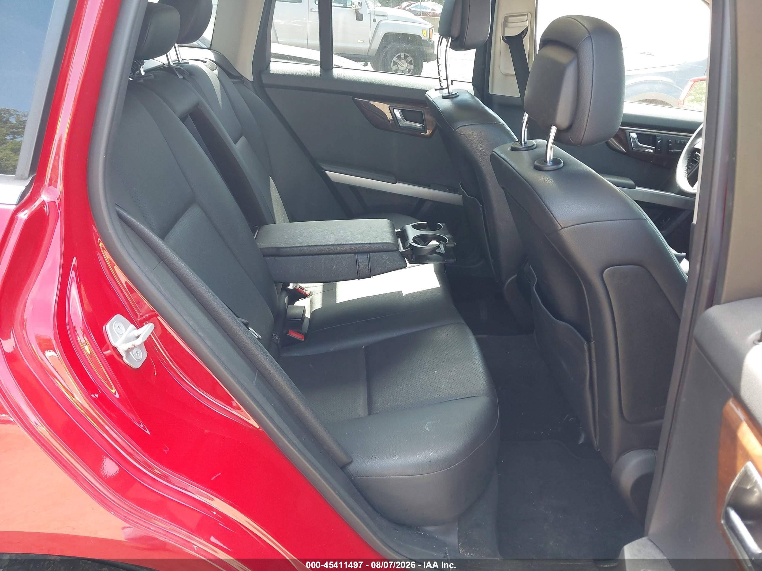 2011 Mercedes-benz Glk 350 4matic Red vin: WDCGG8HB3BF553069