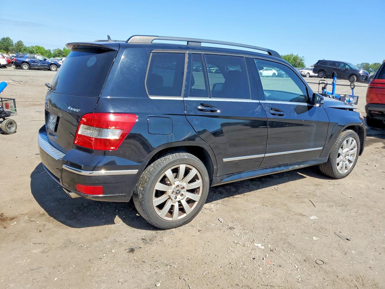 2011 Mercedes-benz Glk 350 4matic Black vin: WDCGG8HB3BF554545