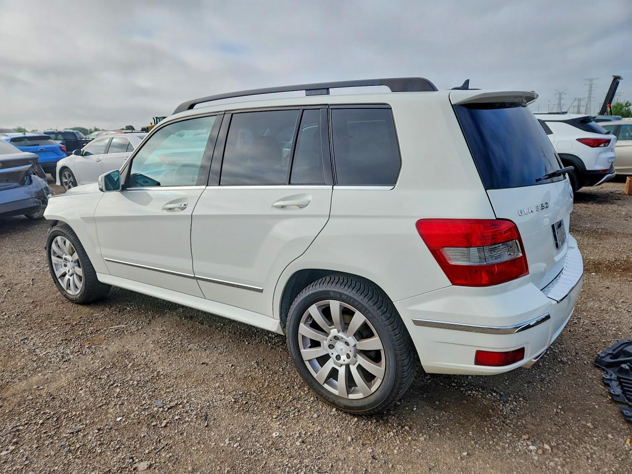 2011 Mercedes-benz Glk 350 4matic White vin: WDCGG8HB3BF579140