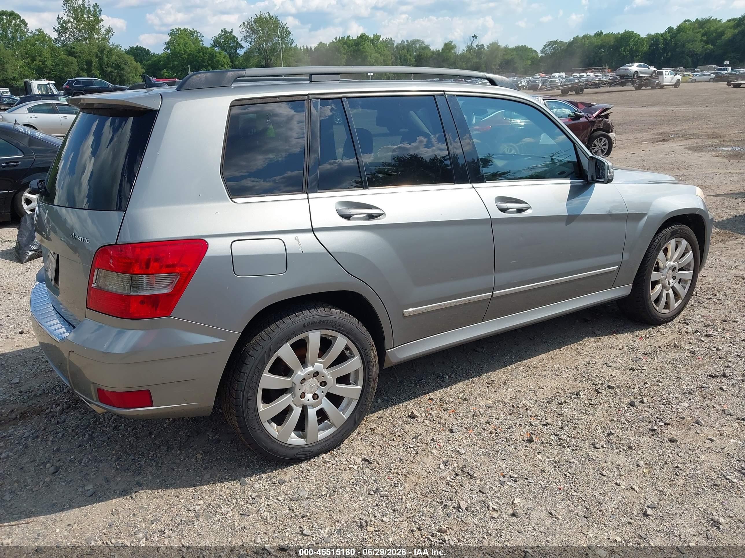 2011 Mercedes-benz Glk 350 4matic Silver vin: WDCGG8HB3BF623217
