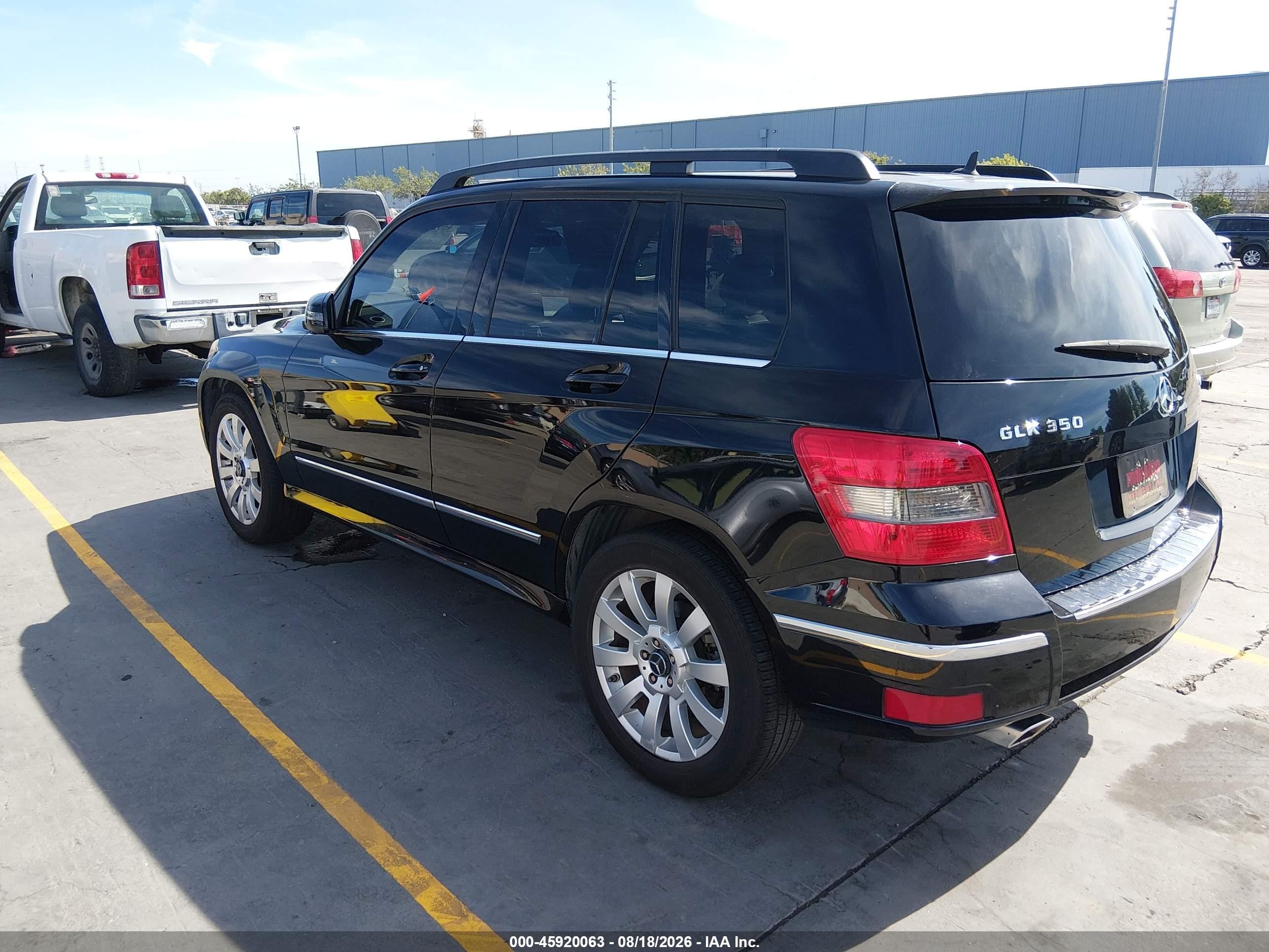 2012 Mercedes-benz Glk 350 4matic Черный vin: WDCGG8HB3CF727935