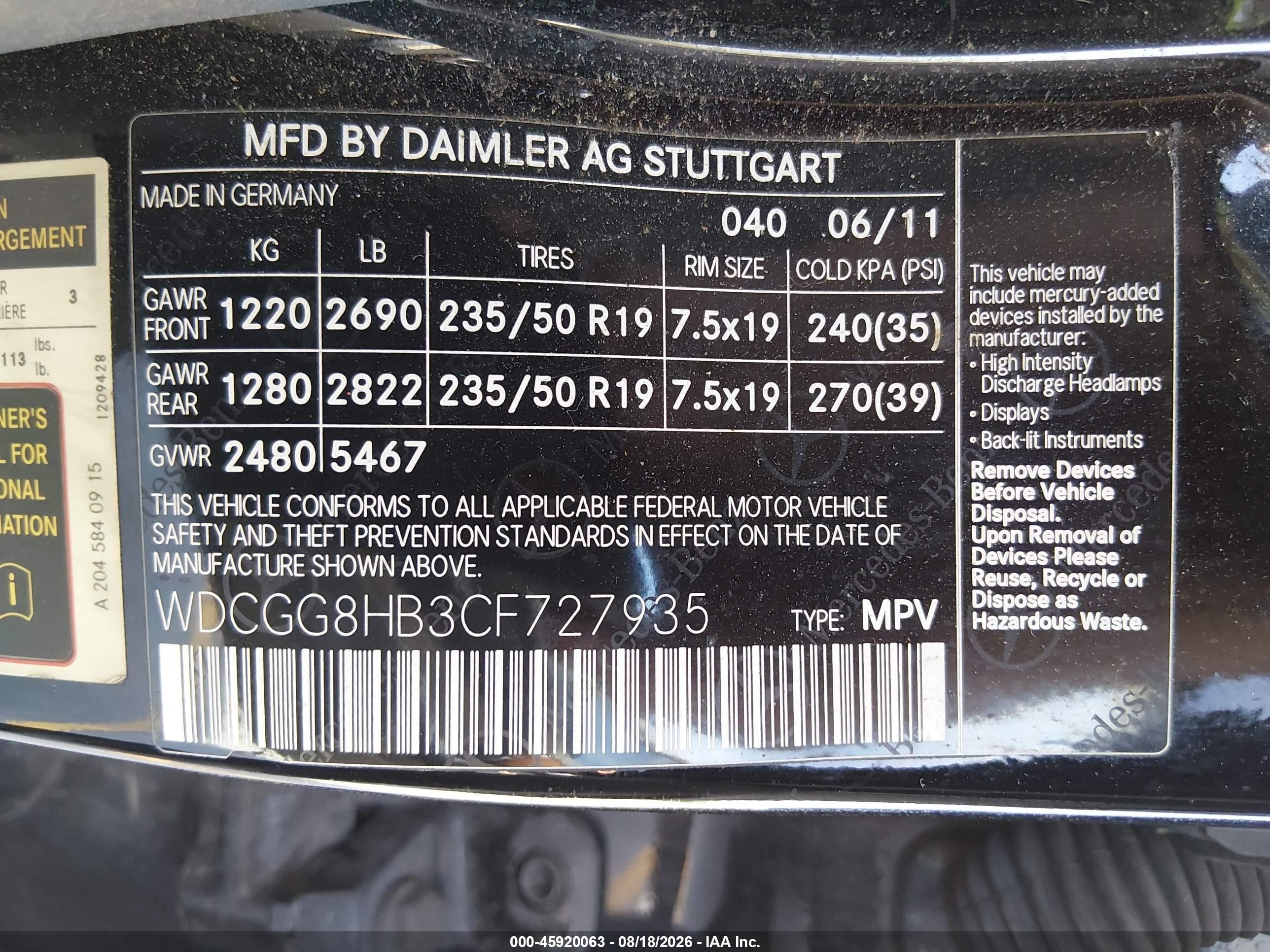 2012 Mercedes-benz Glk 350 4matic Черный vin: WDCGG8HB3CF727935