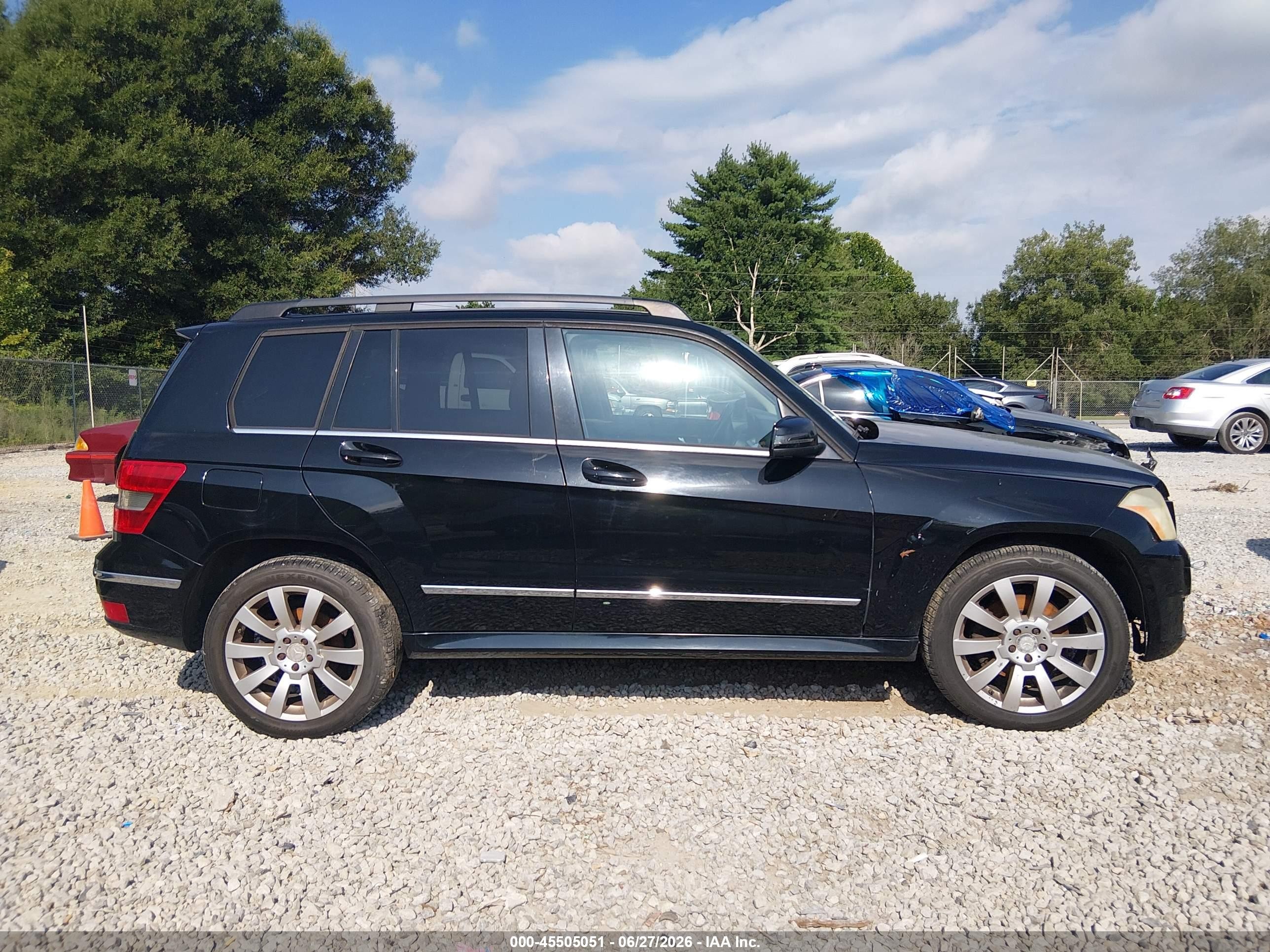 2012 Mercedes-benz Glk 350 4matic Black vin: WDCGG8HB3CF742547