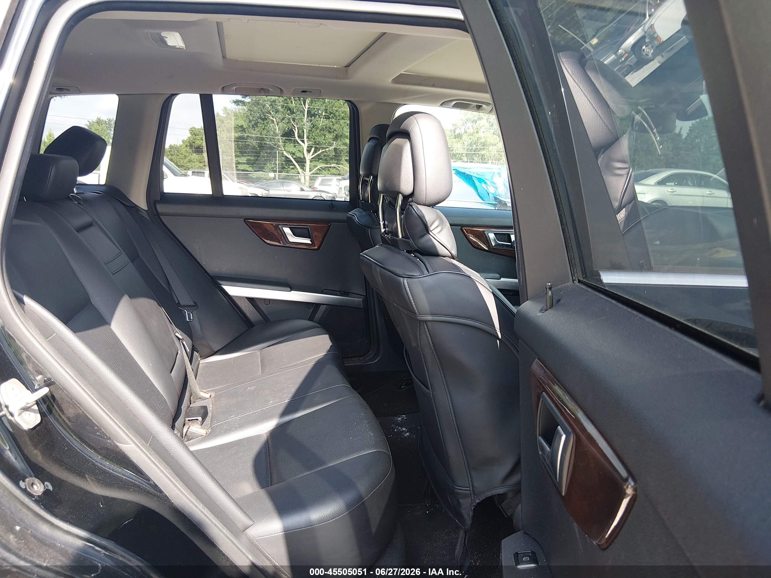 2012 Mercedes-benz Glk 350 4matic Black vin: WDCGG8HB3CF742547