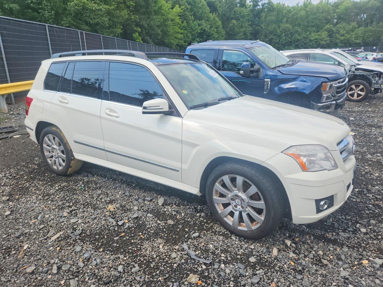 2012 Mercedes-benz Glk 350 4matic White vin: WDCGG8HB3CF833303