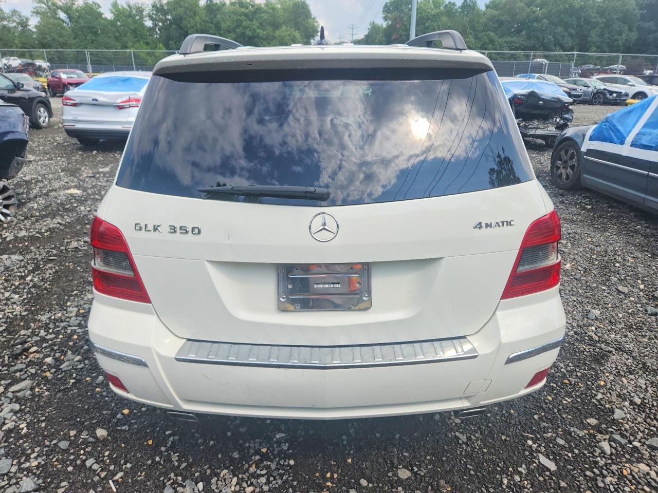 2012 Mercedes-benz Glk 350 4matic White vin: WDCGG8HB3CF833303