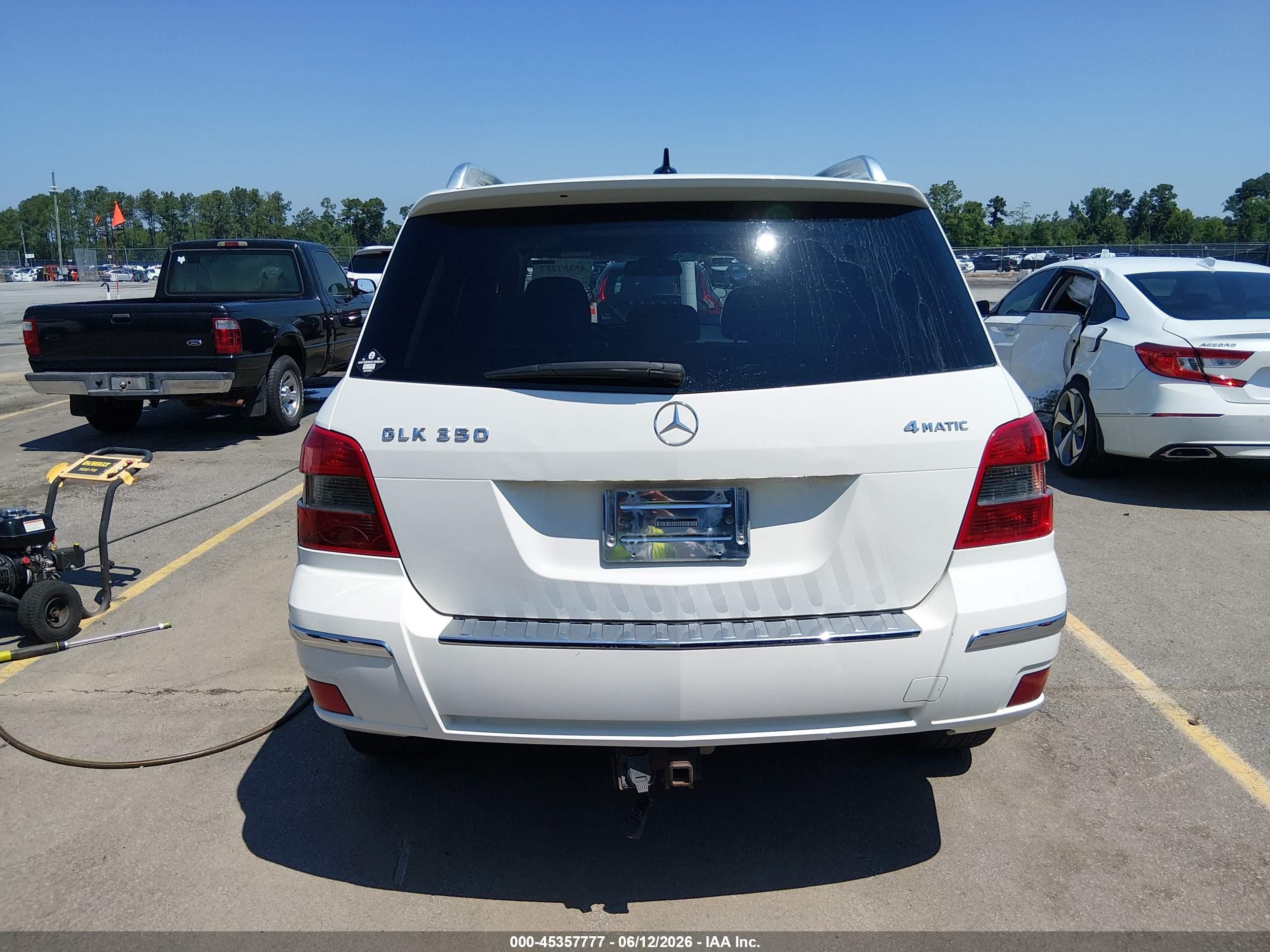 2012 Mercedes-benz Glk 350 4matic White vin: WDCGG8HB3CF888768